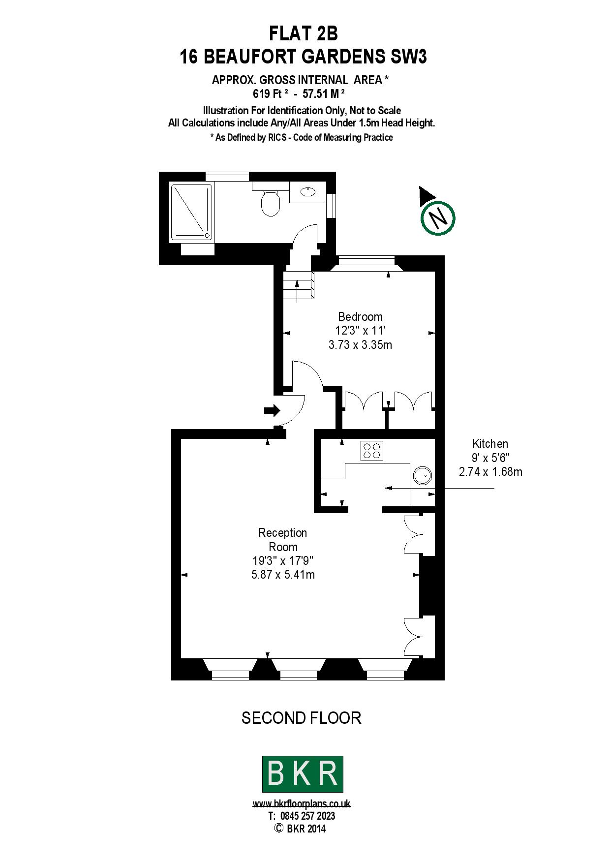 1 Bedrooms Flat to rent in Beaufort Gardens, Knightsbridge SW3