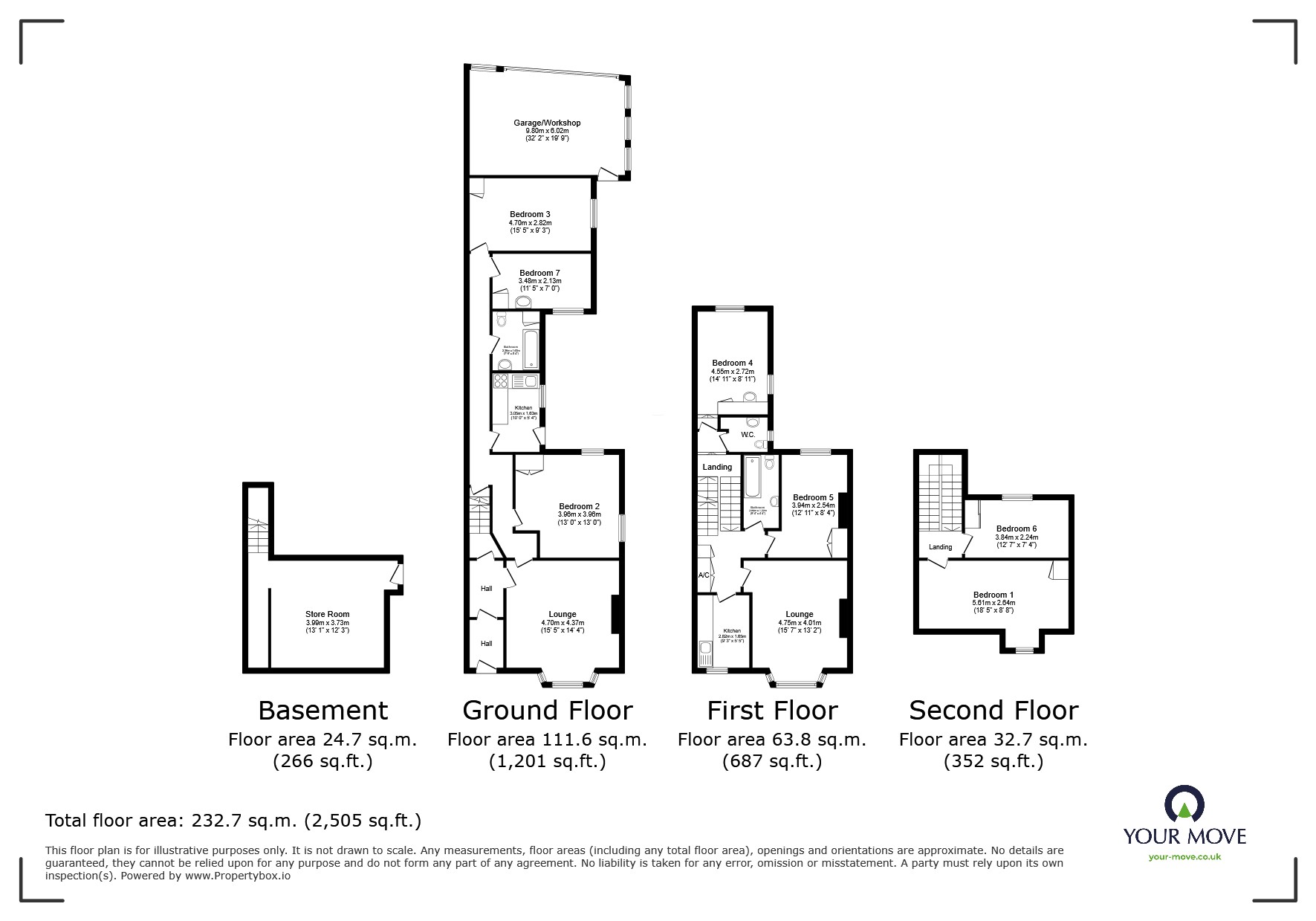 88, Exeter Road, Devon floorplan