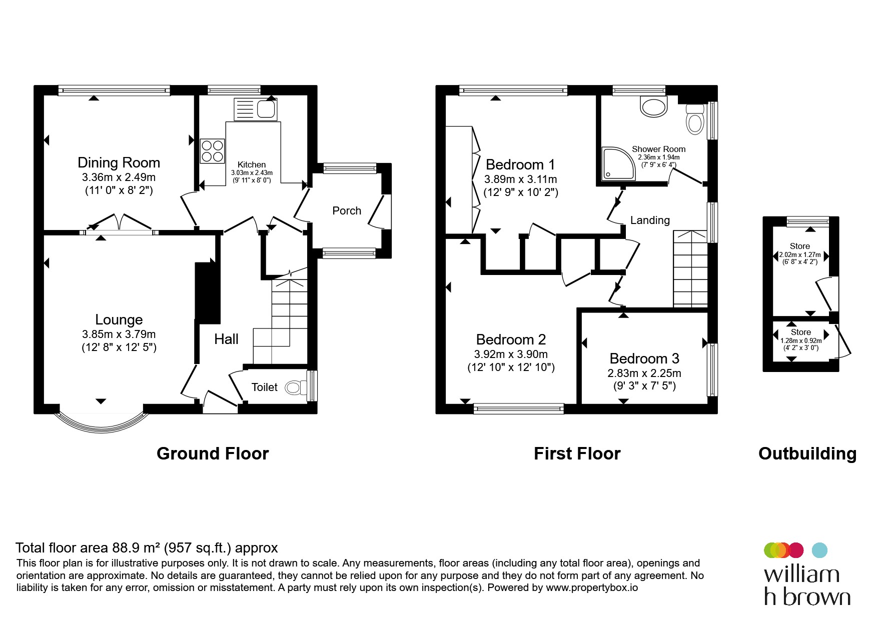 22, Southfield Crescent, Rotherham floorplan