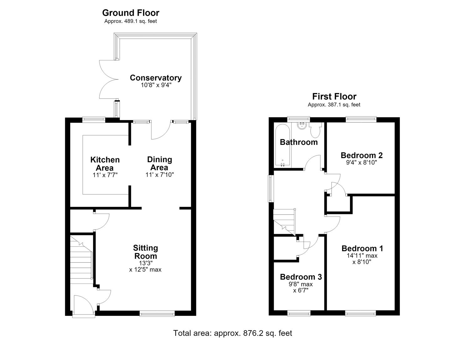 12, Fitzwarren Close, Chippenham floorplan
