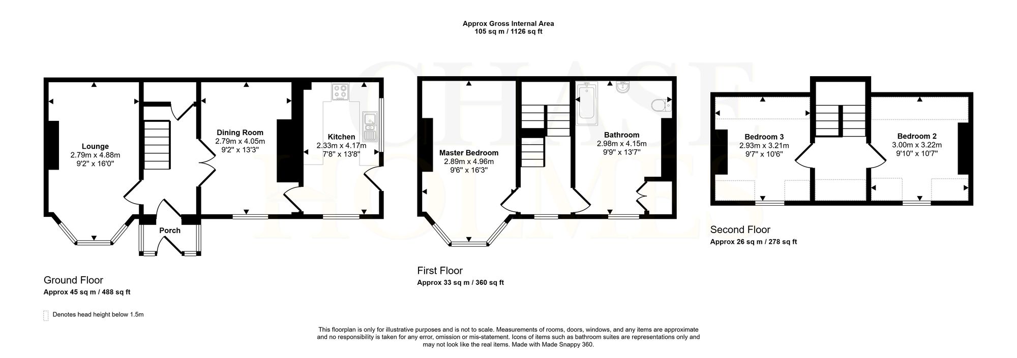 109 Roman Road, South Shields floorplan