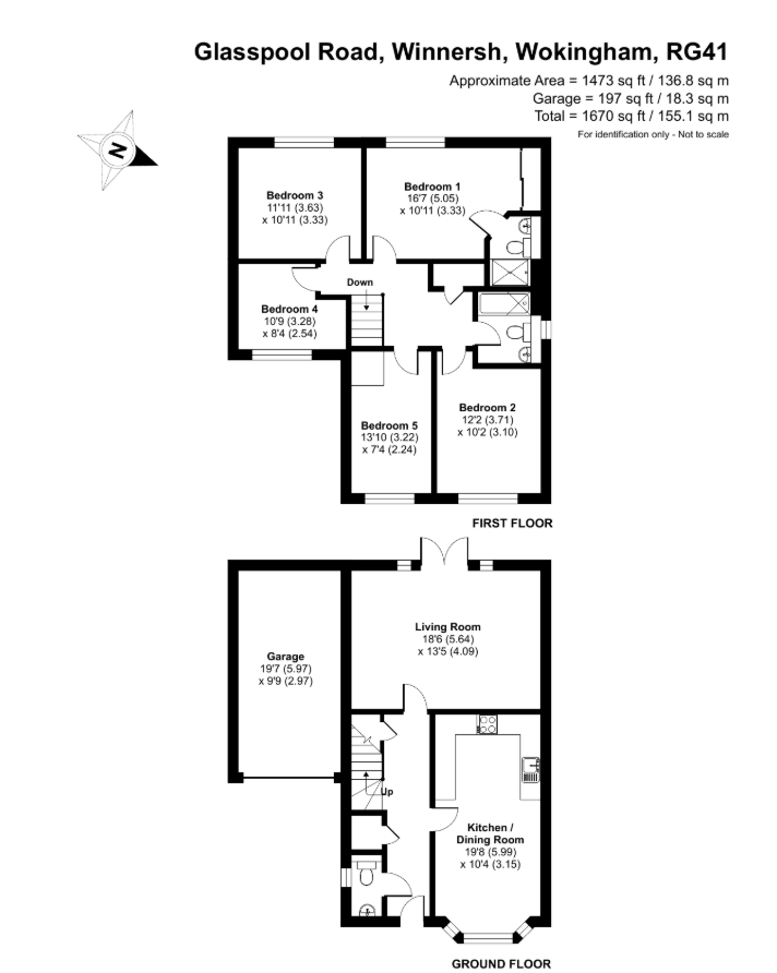 10, Glasspool Road, Wokingham floorplan