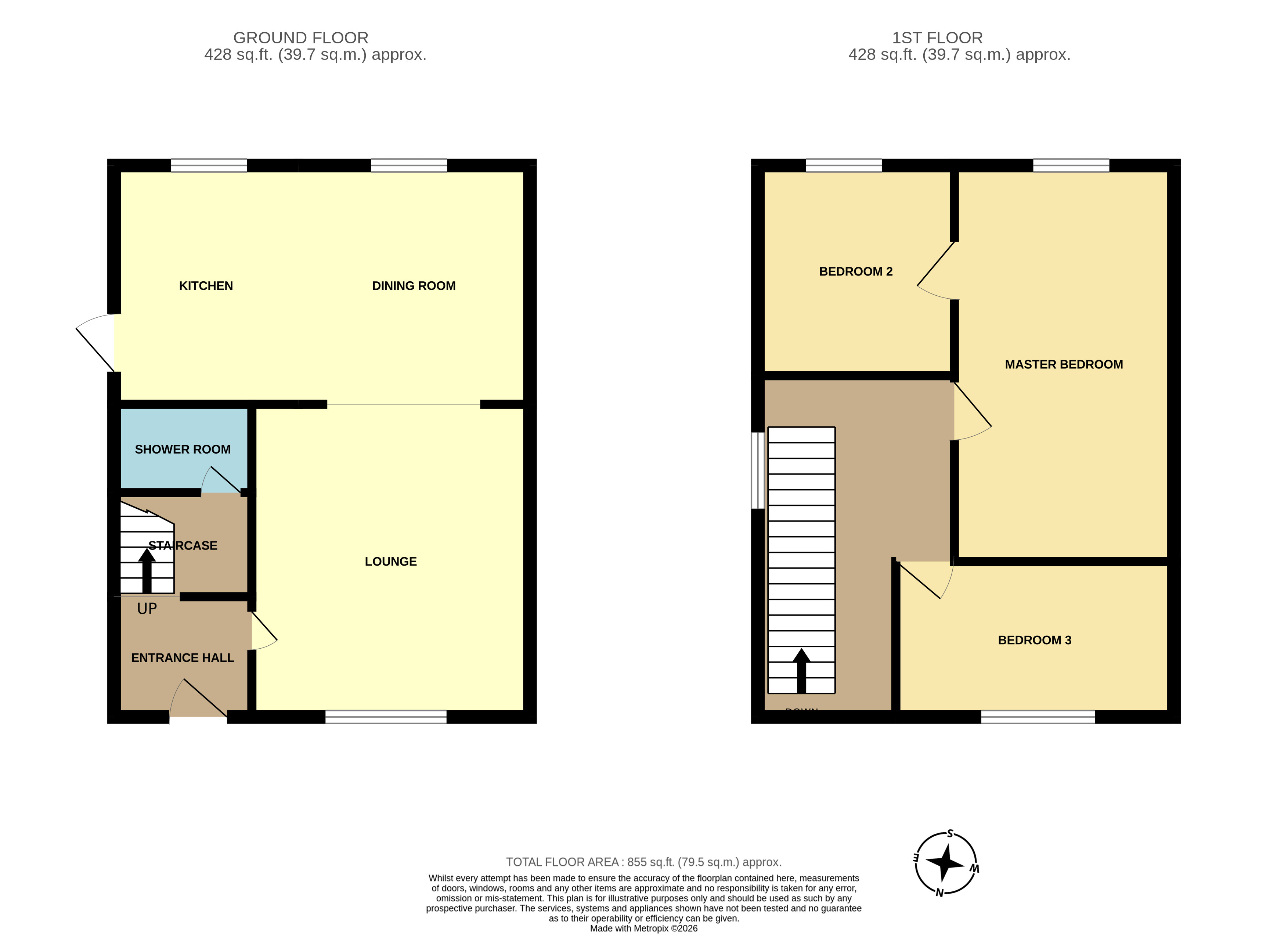 20, Briar Avenue, Chorley floorplan