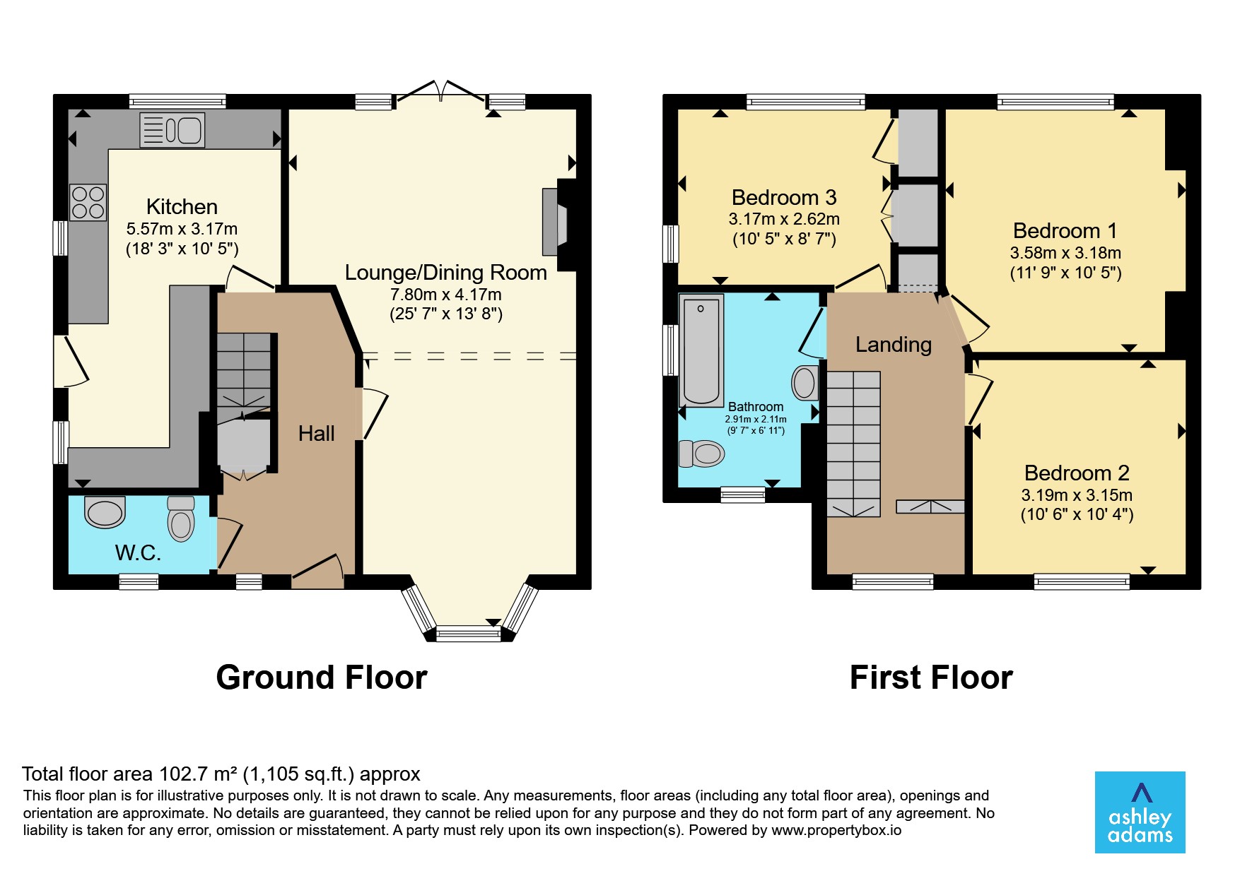 173, Weston Road, Derby floorplan