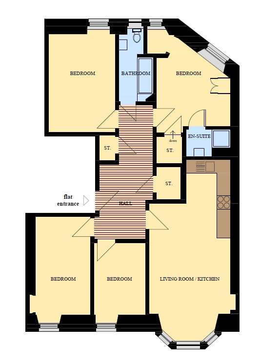 2 Bedrooms Flat to rent in Ashley Terrace, Shandon, Edinburgh EH11