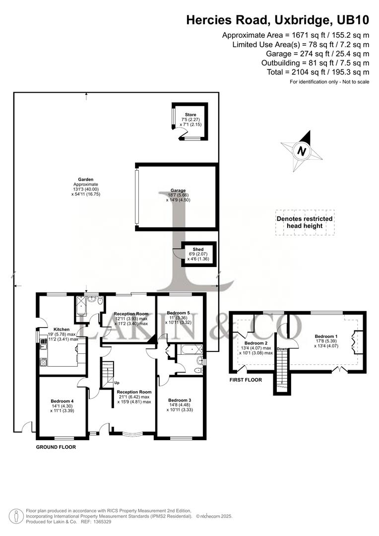 68, Hercies Road, Hillingdon floorplan