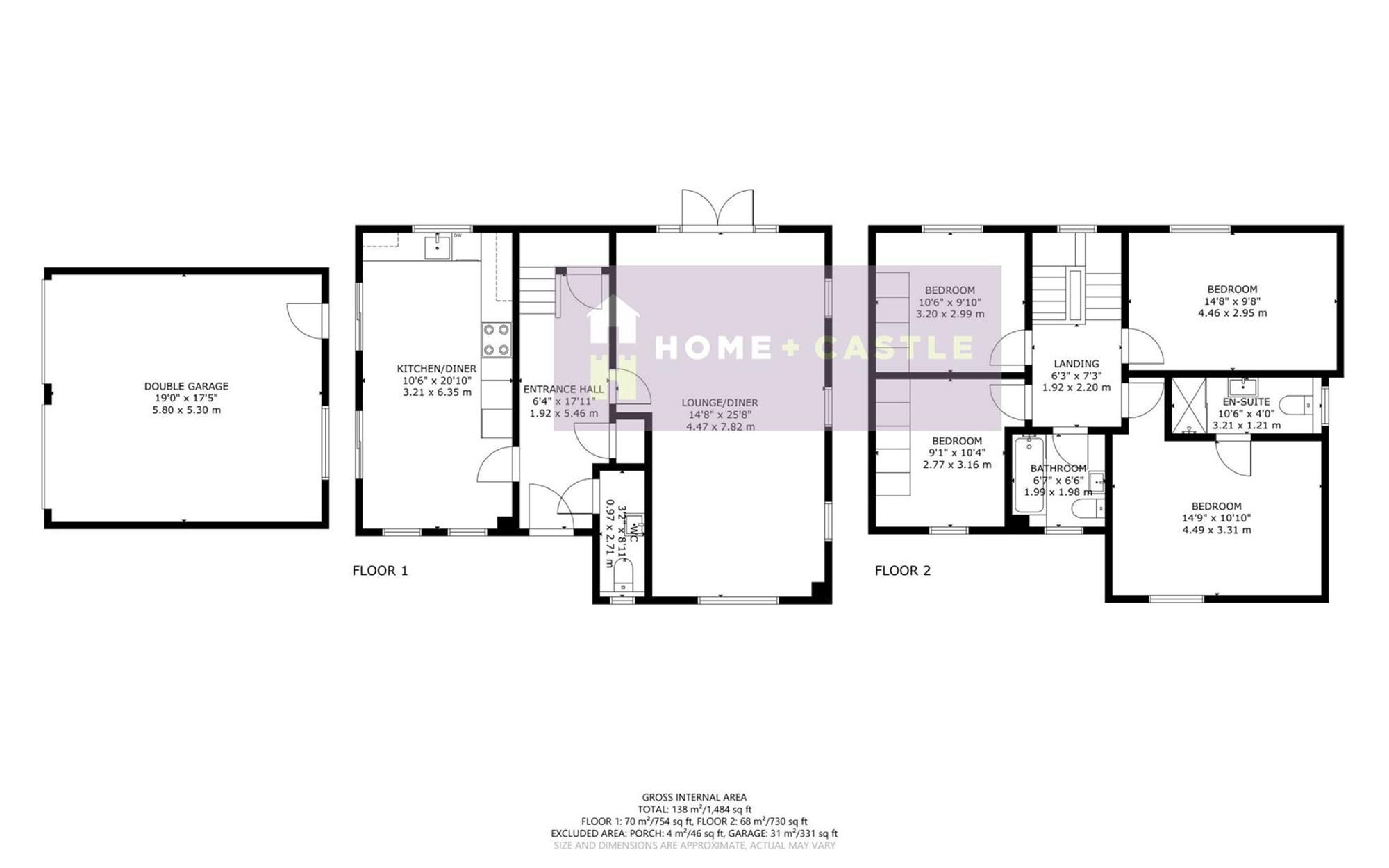 11 Oak Fields, Hailsham floorplan
