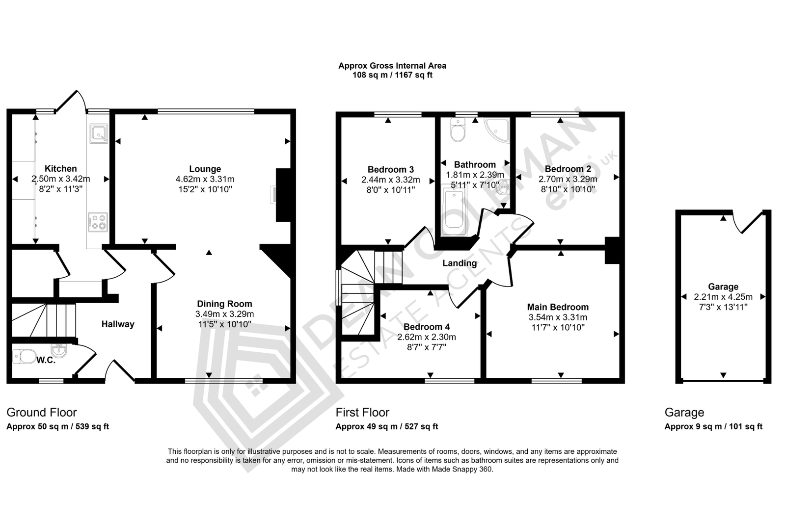 10, Hawkesley Crescent, Birmingham floorplan