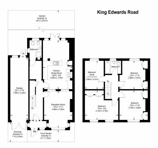 21, King Edwards Road, London floorplan