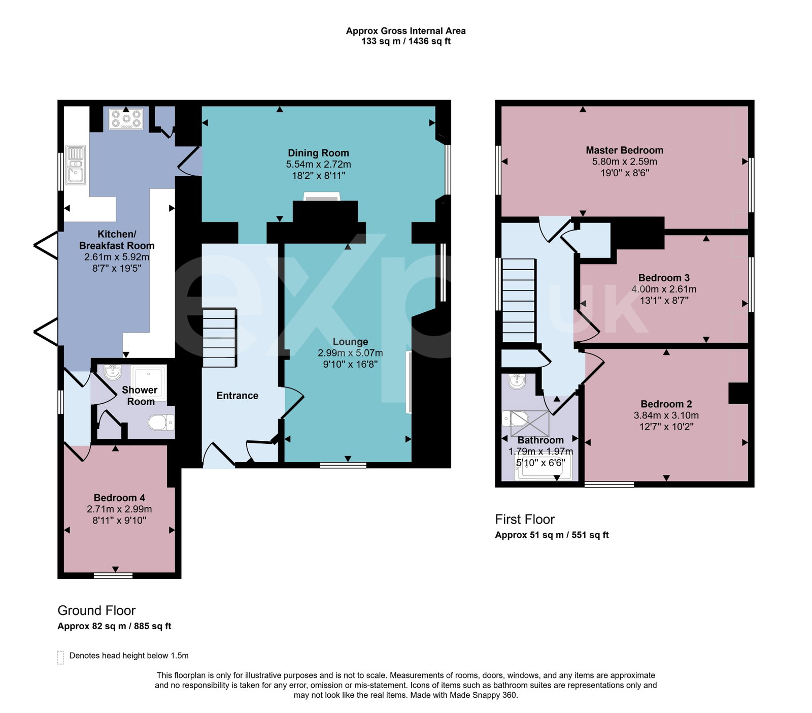 Ladysmith Cottage, Newton Abbot floorplan