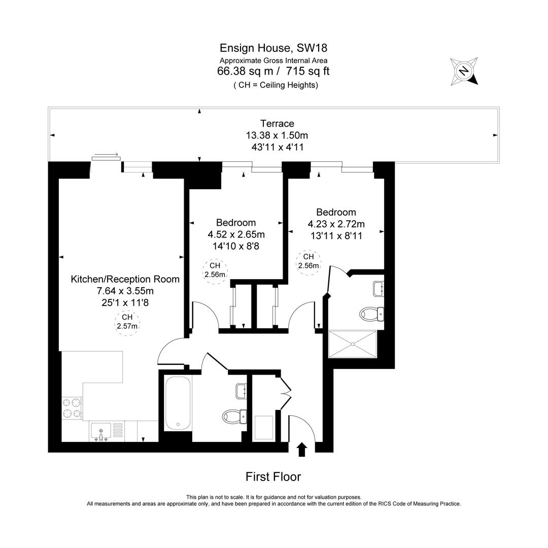 Ensign House, 61, Battersea Reach, London floorplan