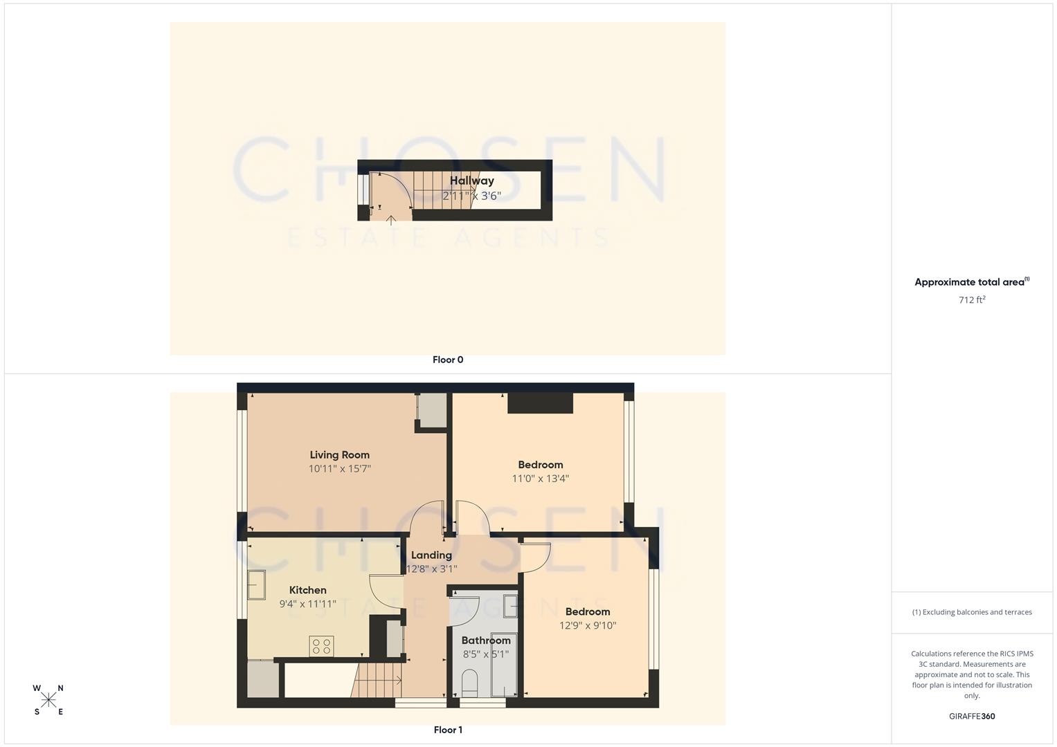 6, Latymer Croft, Gloucester floorplan