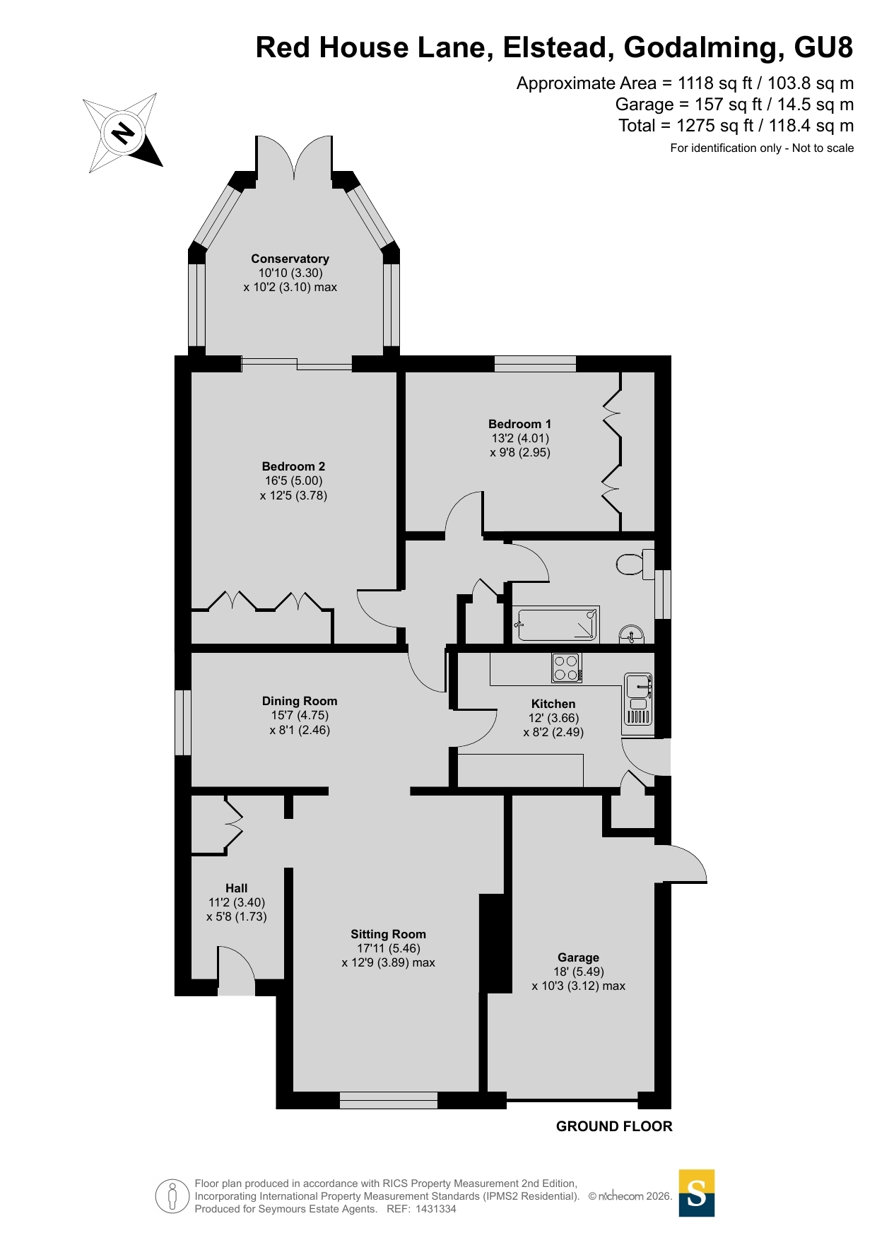 Stonecroft,, Red House Lane, Godalming floorplan