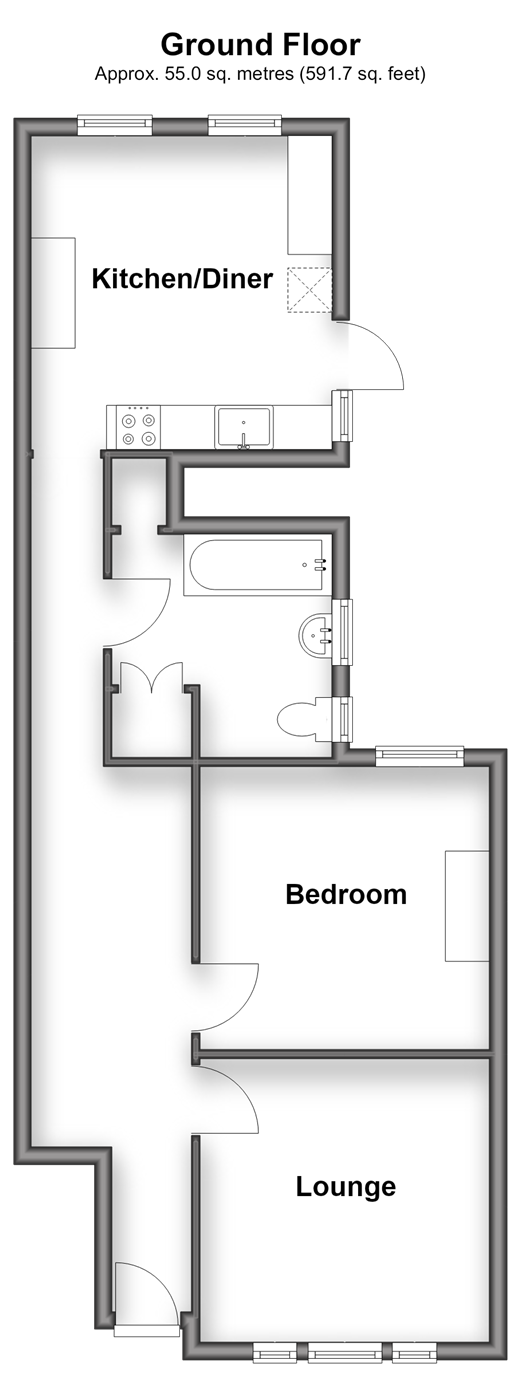 Blyth Road Walthamstow, London floorplan