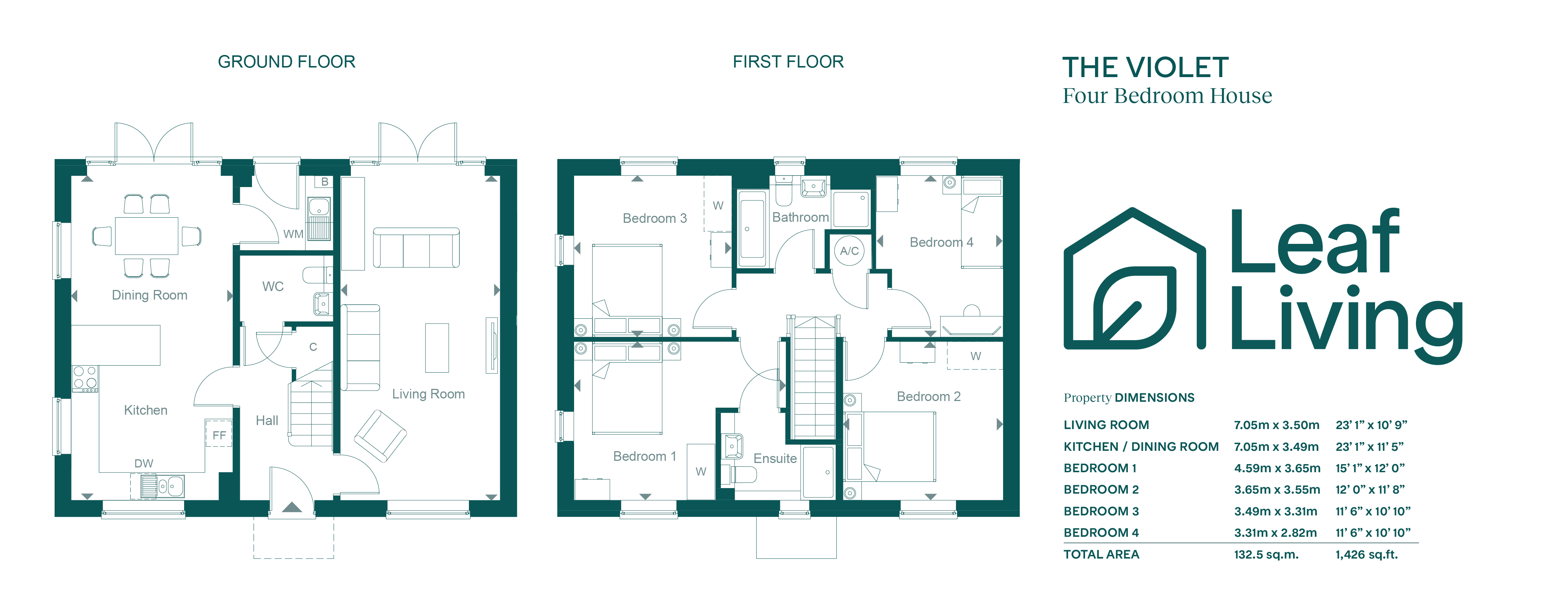 Leaf Living at Chesterwell, Colchester, CO4, Mile End floorplan
