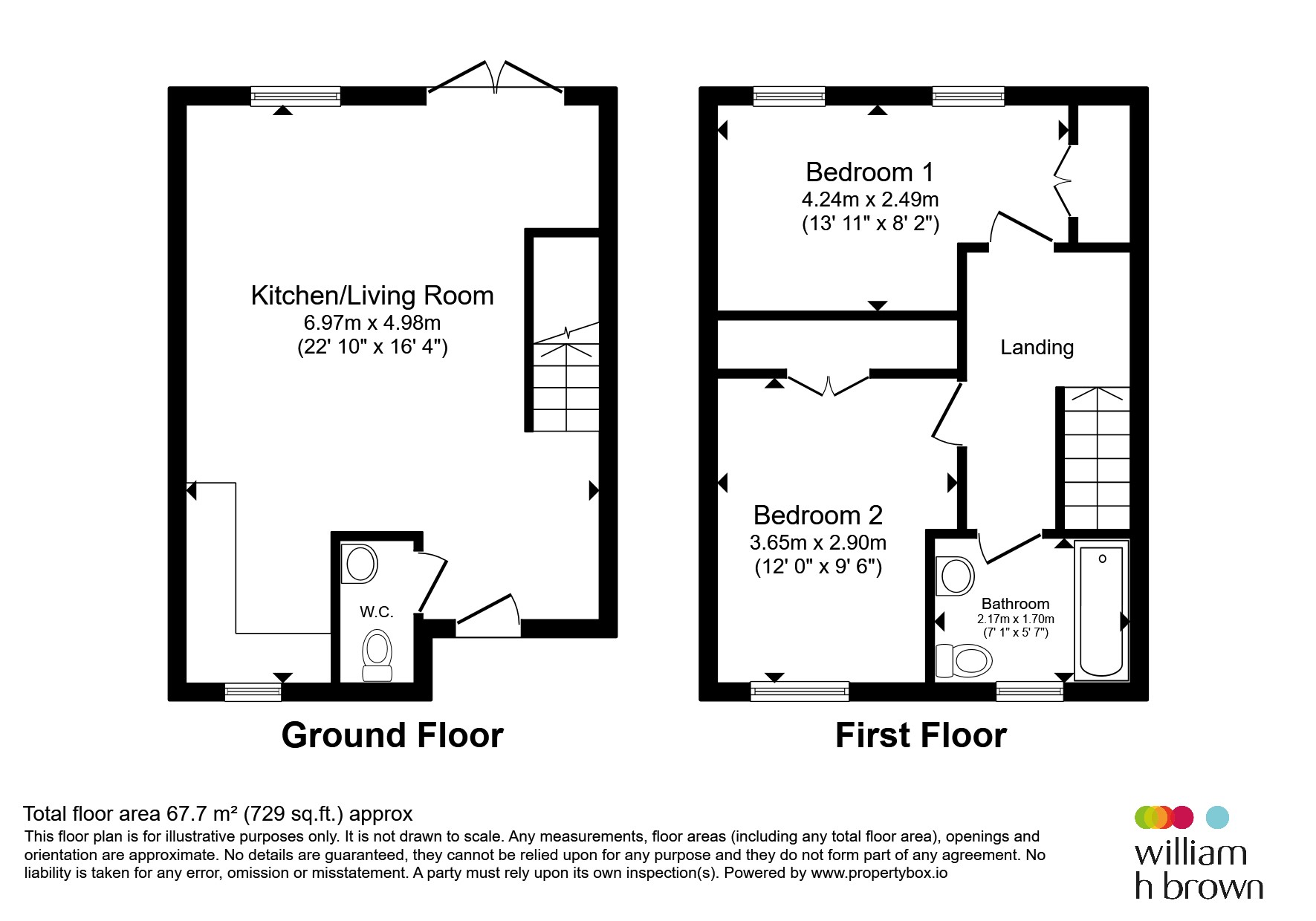 Flat 8, Coxs Court, Main Road, Harwich floorplan