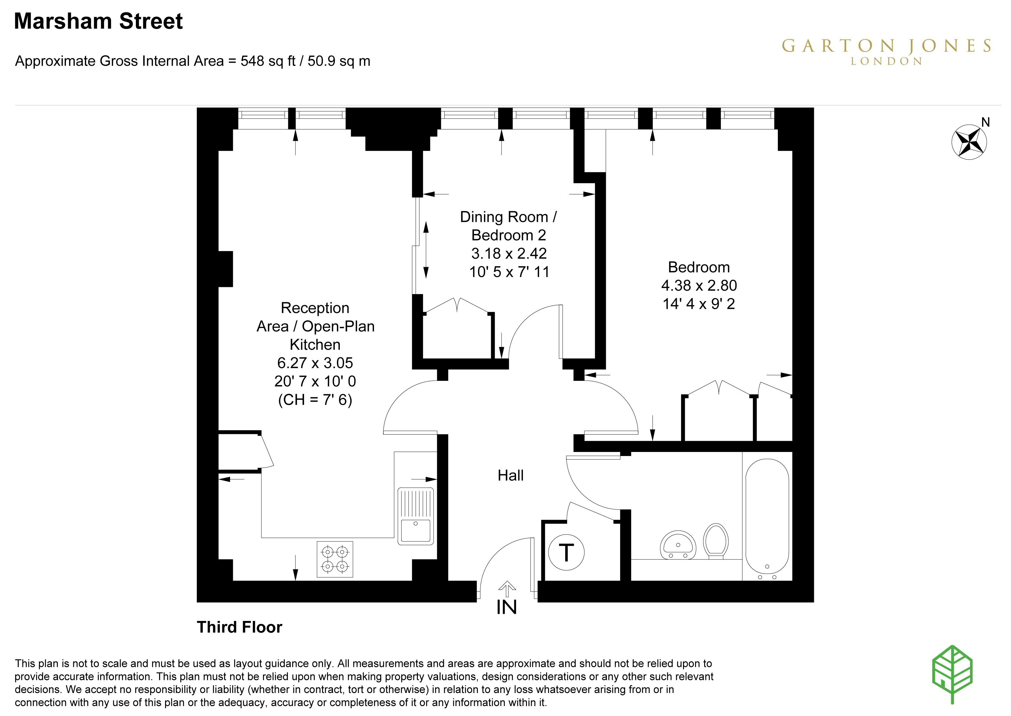 316, Romney House, Westminster floorplan