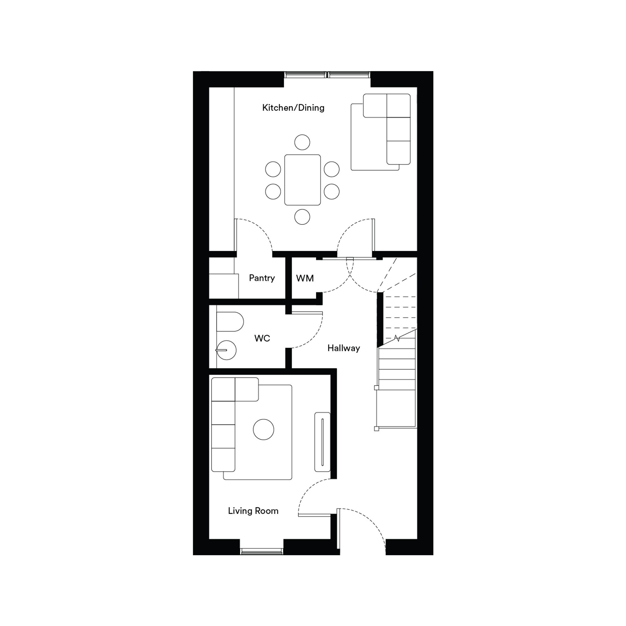 Plot 48, Carpenters Yard, Thornwood floorplan