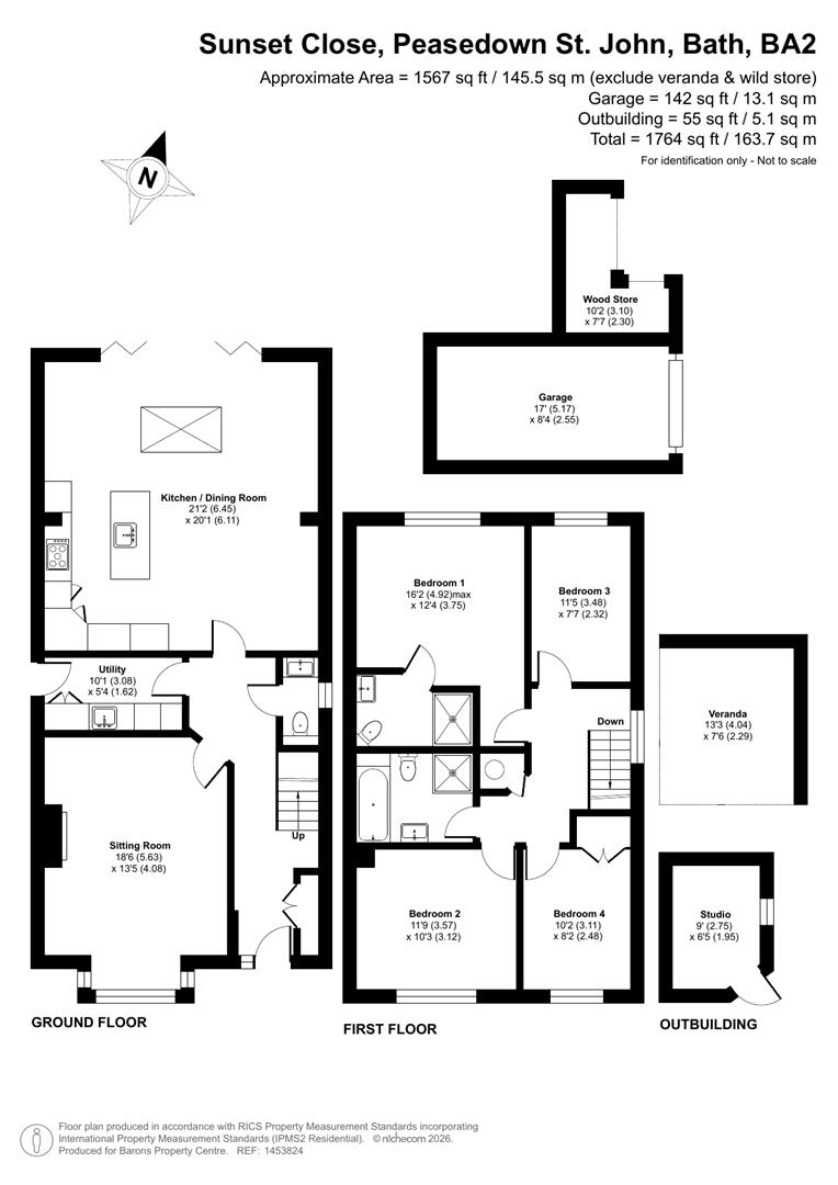 7, Sunset Close, Bath floorplan
