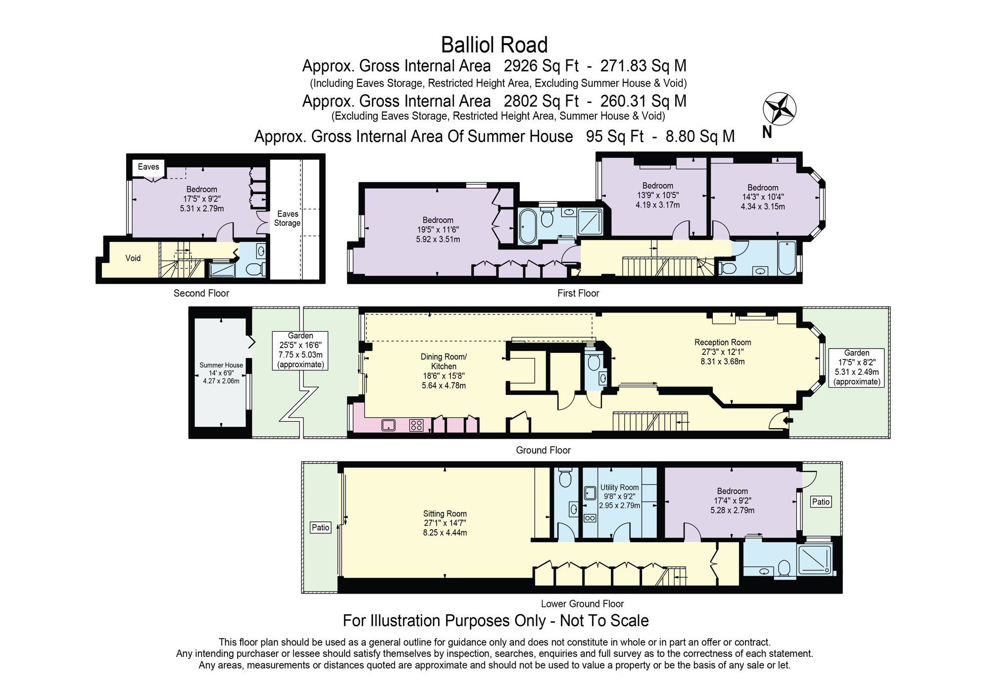 5 Balliol Road, London floorplan