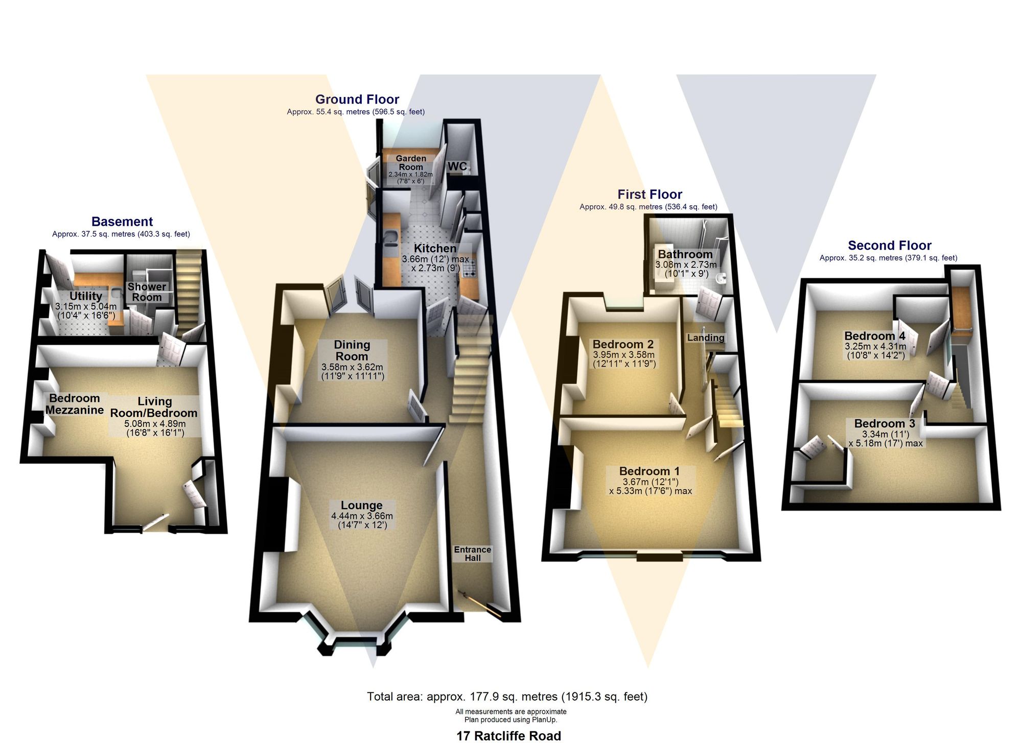 17 Ratcliffe Road, Sheffield floorplan