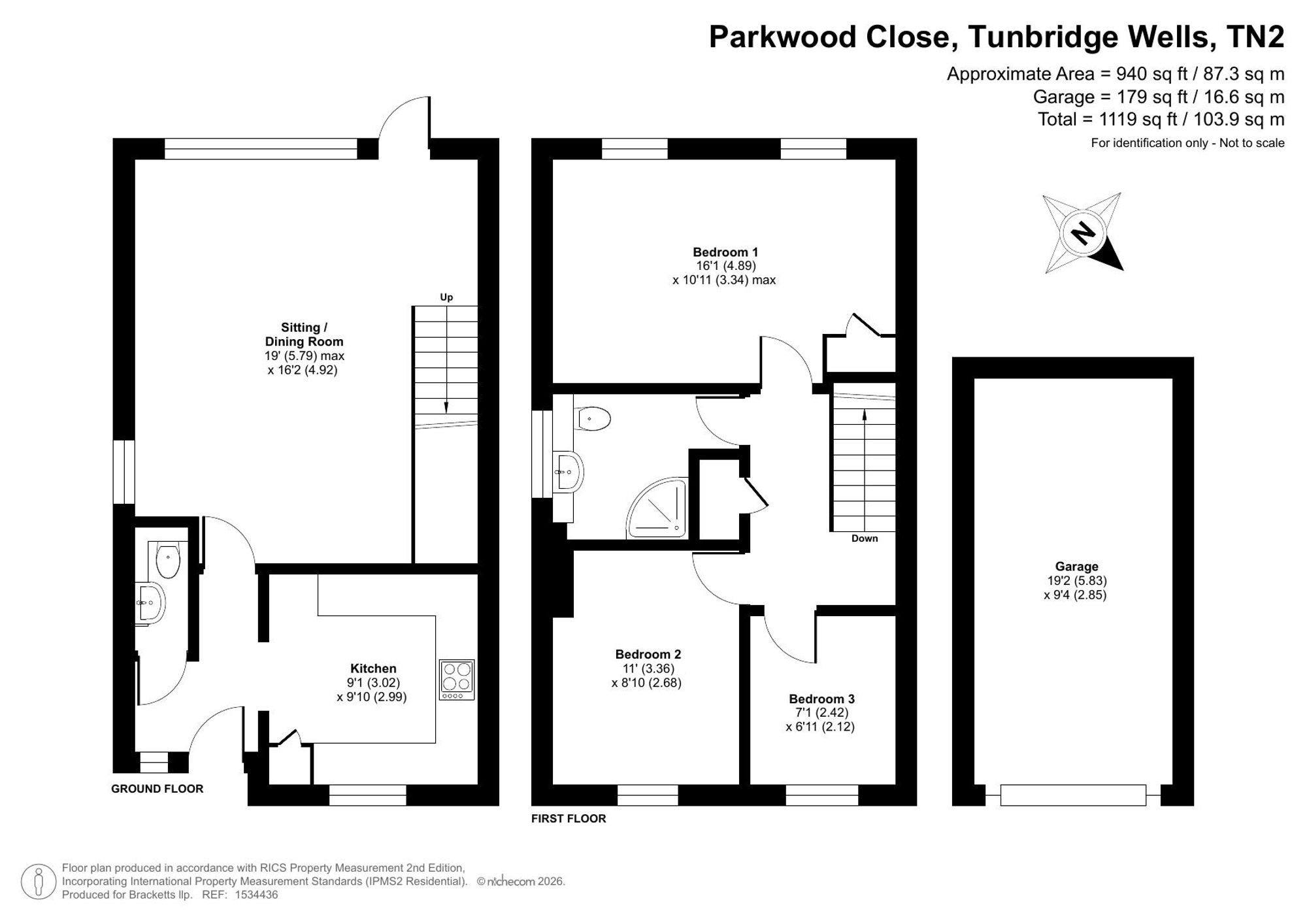12 Parkwood Close, Tunbridge Wells floorplan