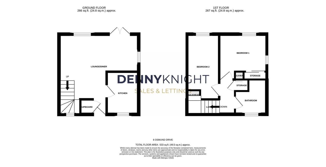 6, Osmund Drive, Northampton floorplan