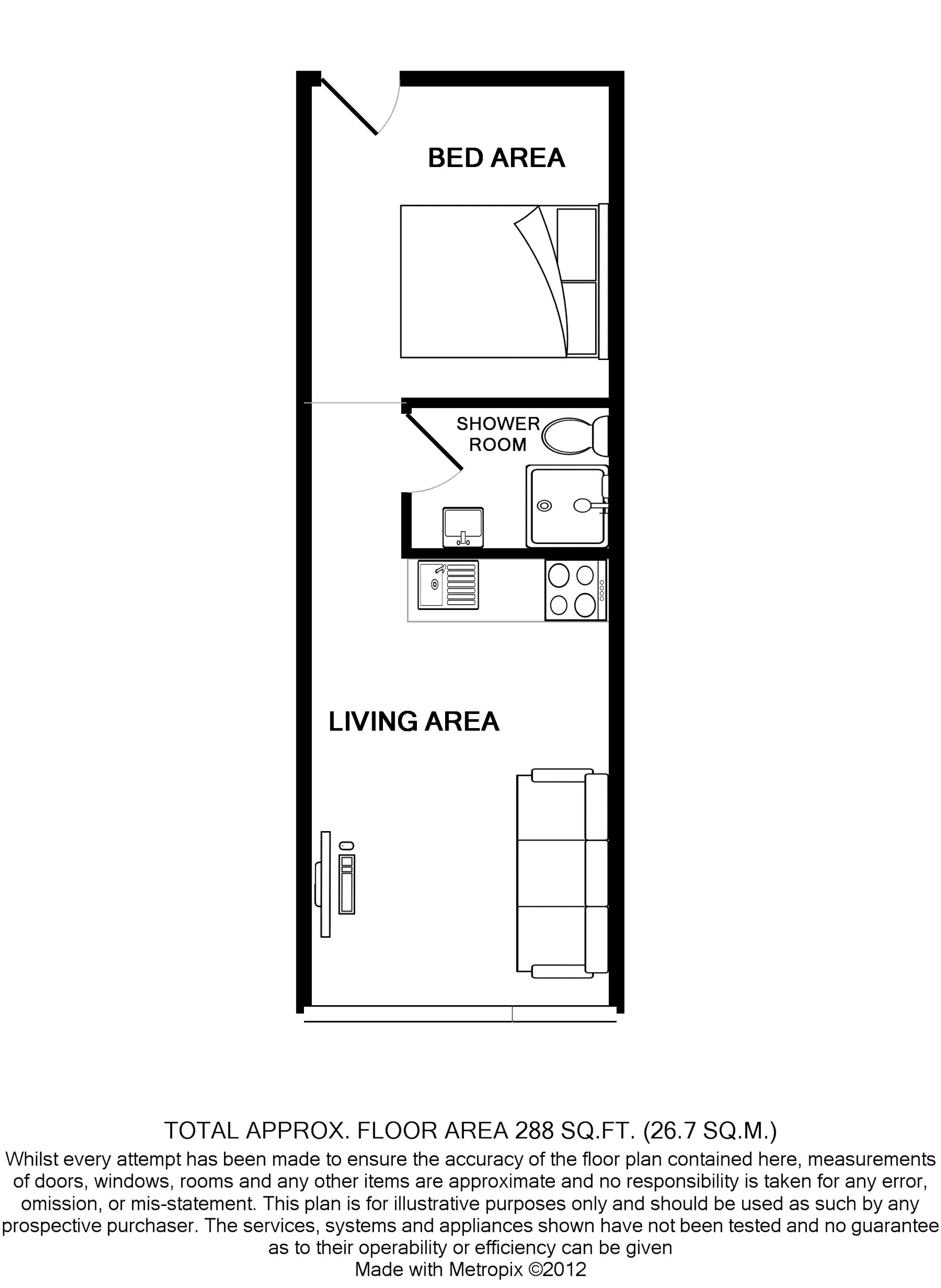 15 Hadley House Old Market Street, Thetford floorplan
