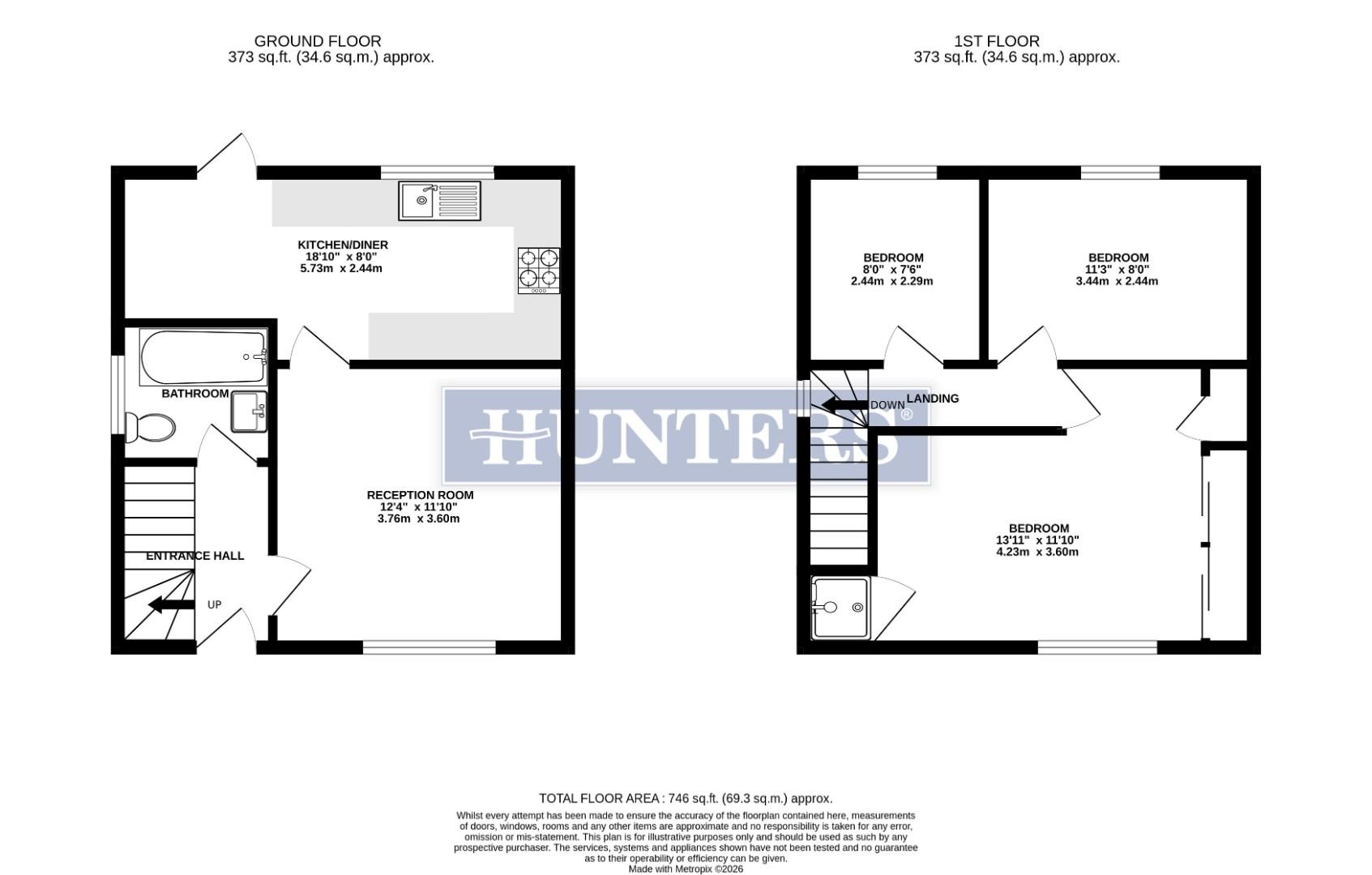 141, Minet Drive, Hayes floorplan