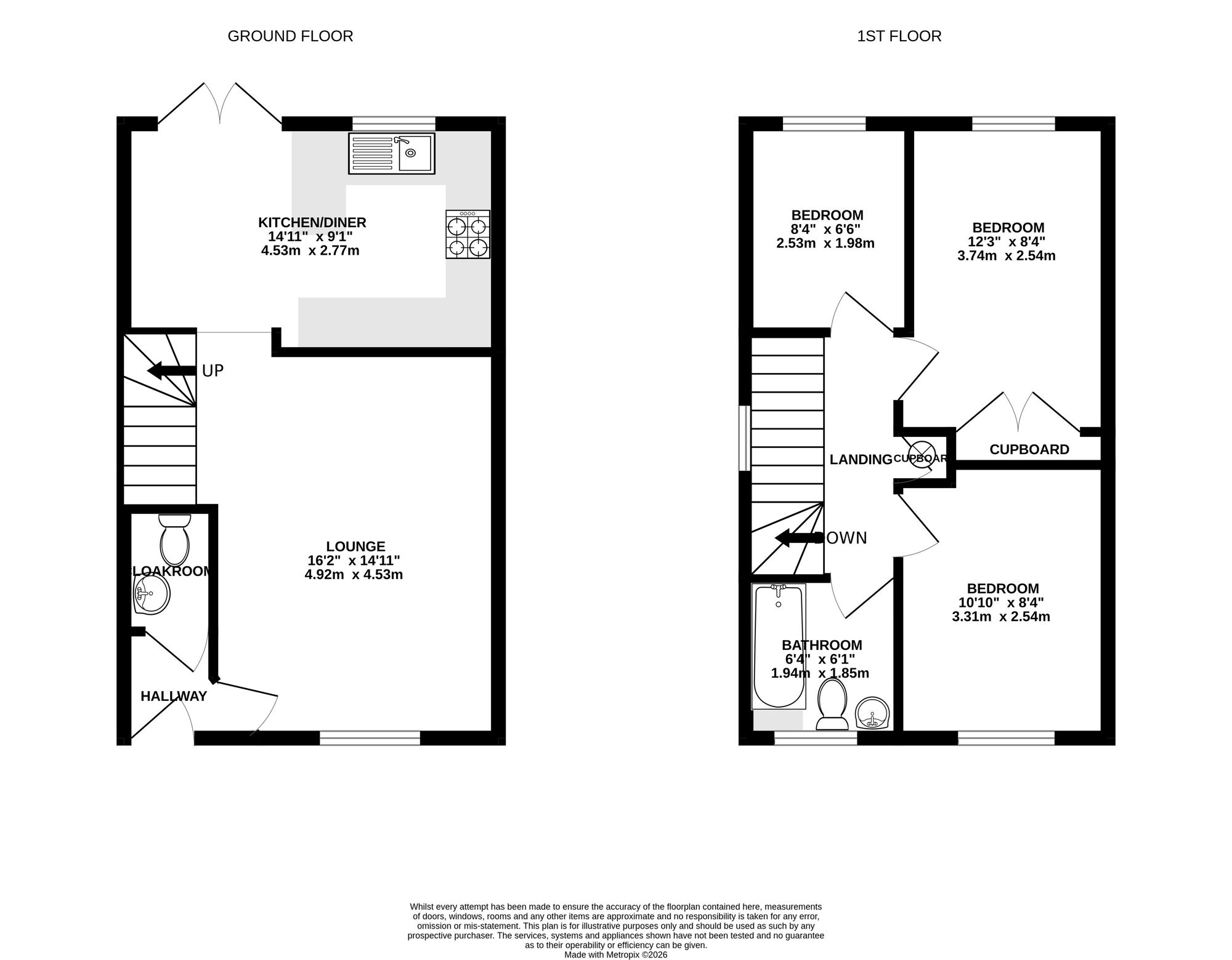 10 Hollyhock Close, Newport floorplan