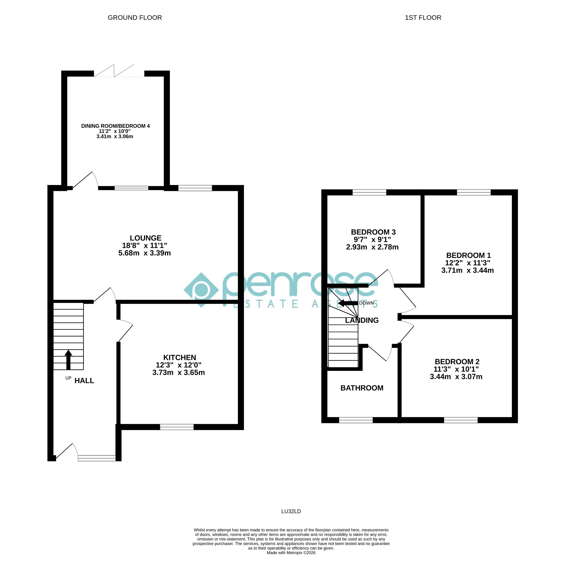 7, St. Olams Close, Luton floorplan