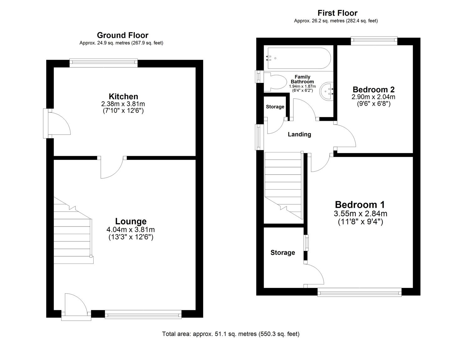 11, Ryedale Way, Selby floorplan
