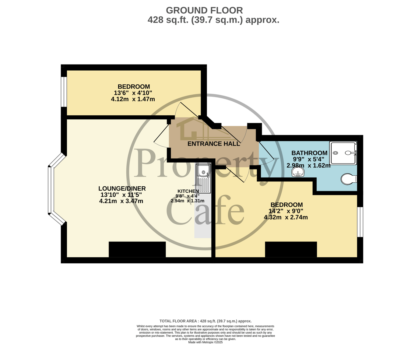 Flat 4, 48, Sackville Road, Bexhill-on-Sea floorplan