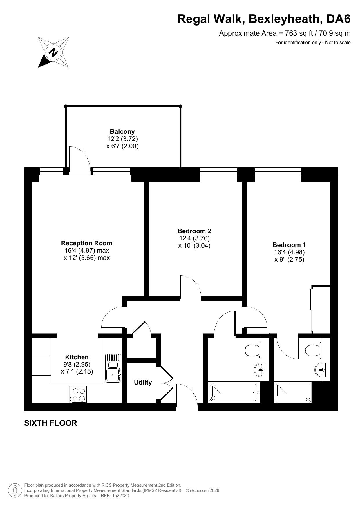4 Regal Walk, Kent floorplan