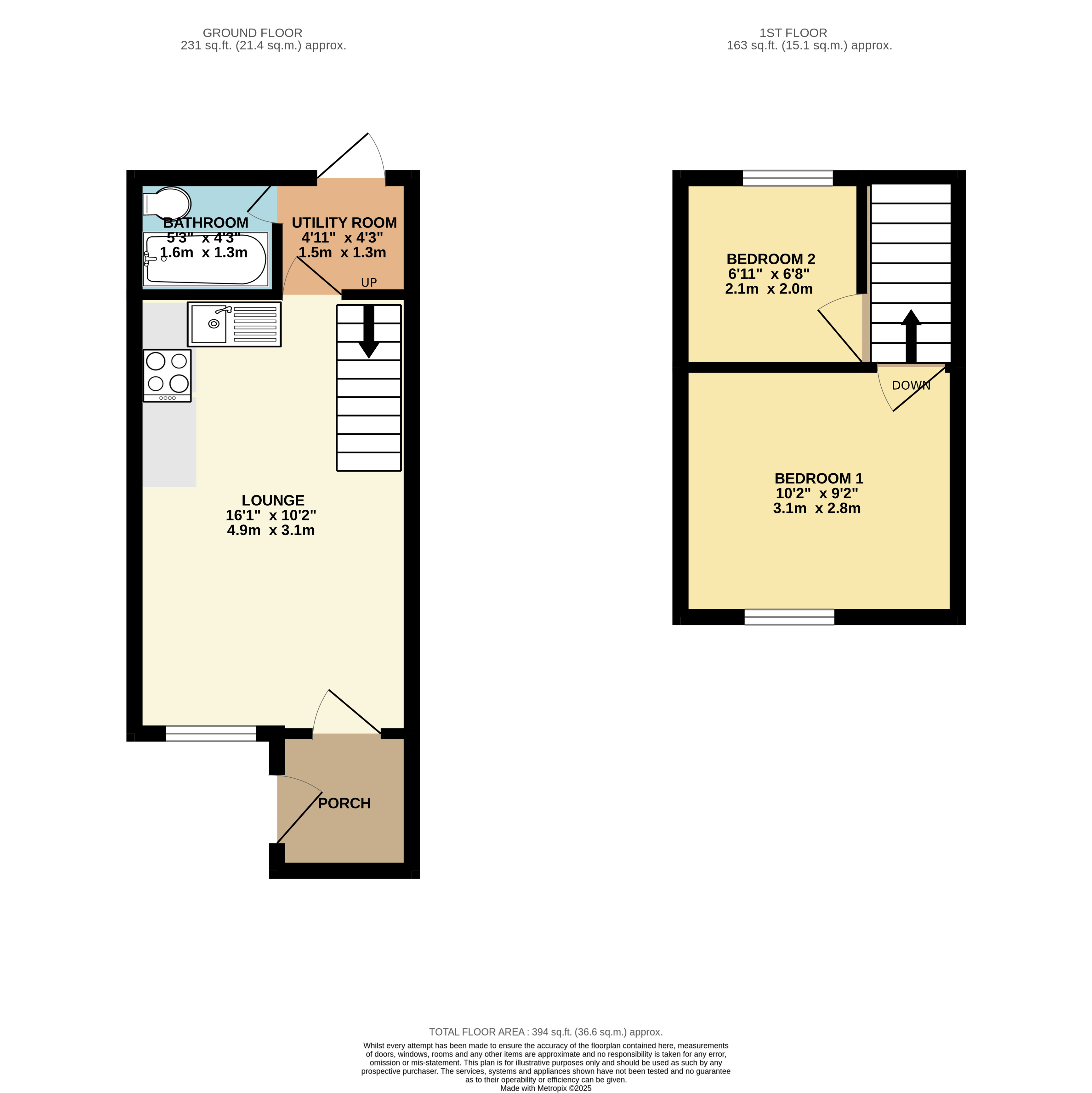 54, Rye Road, HASTINGS floorplan