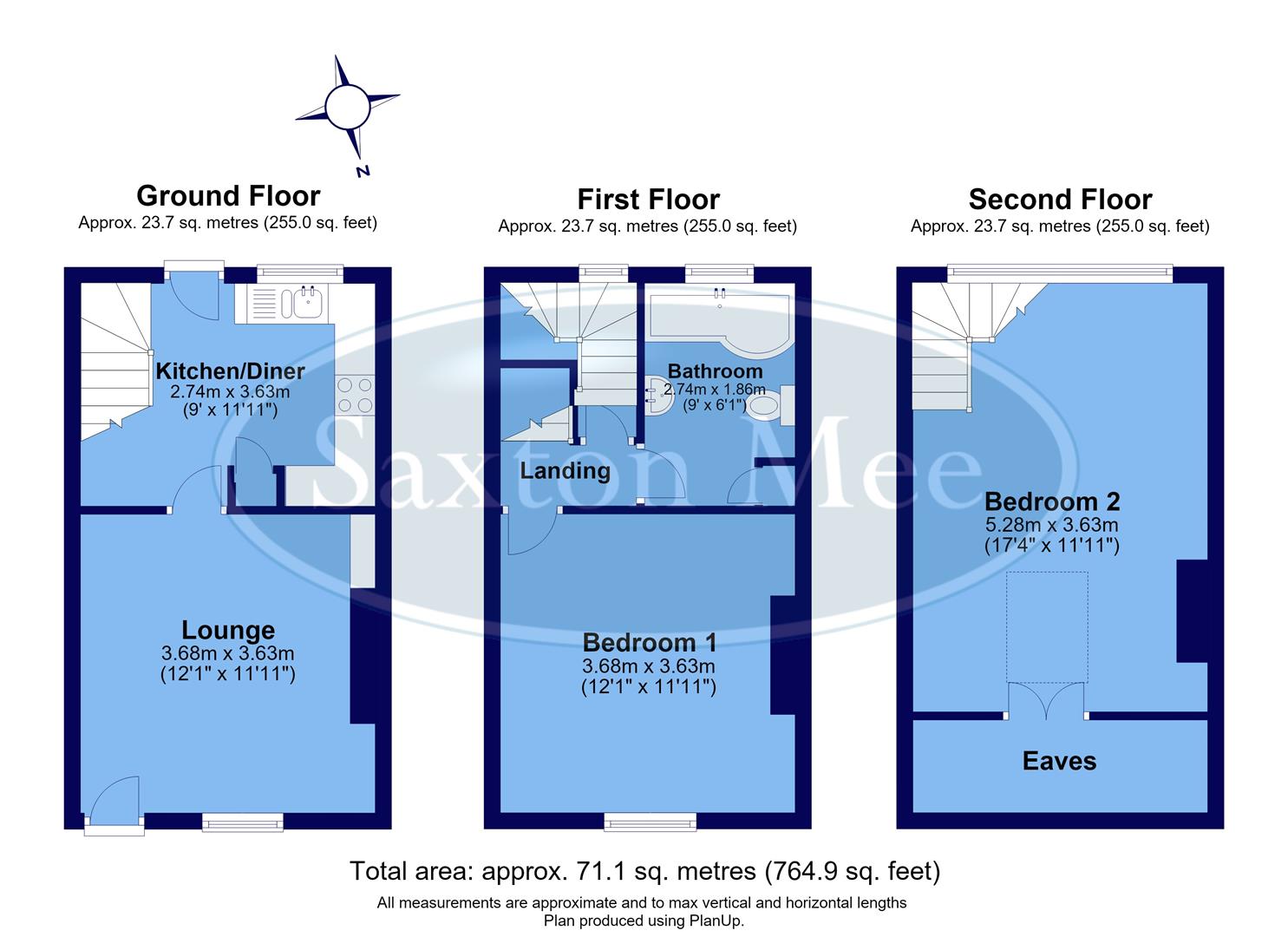 35, Netherfield Road, Sheffield floorplan