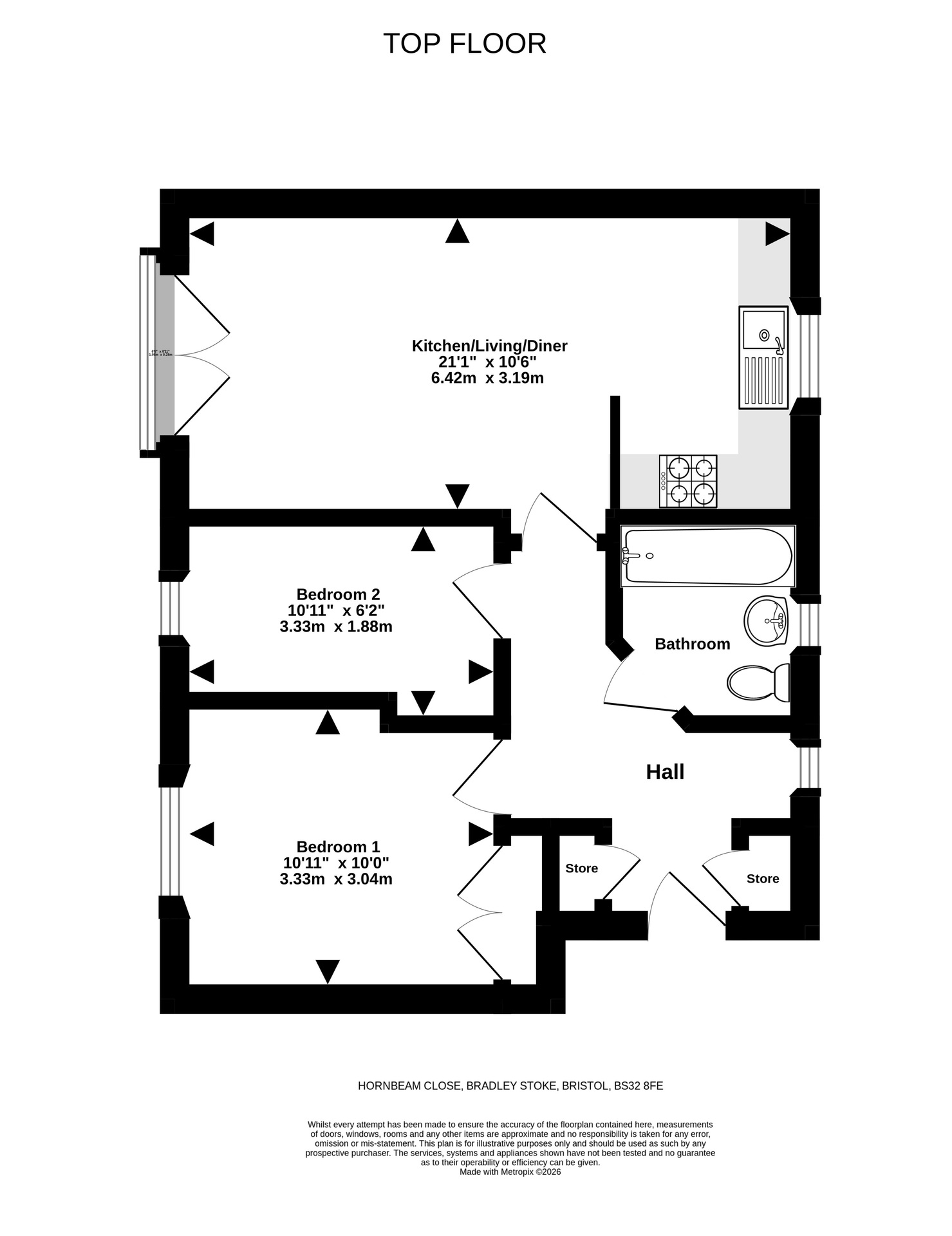 29 Hornbeam Close, Bristol floorplan