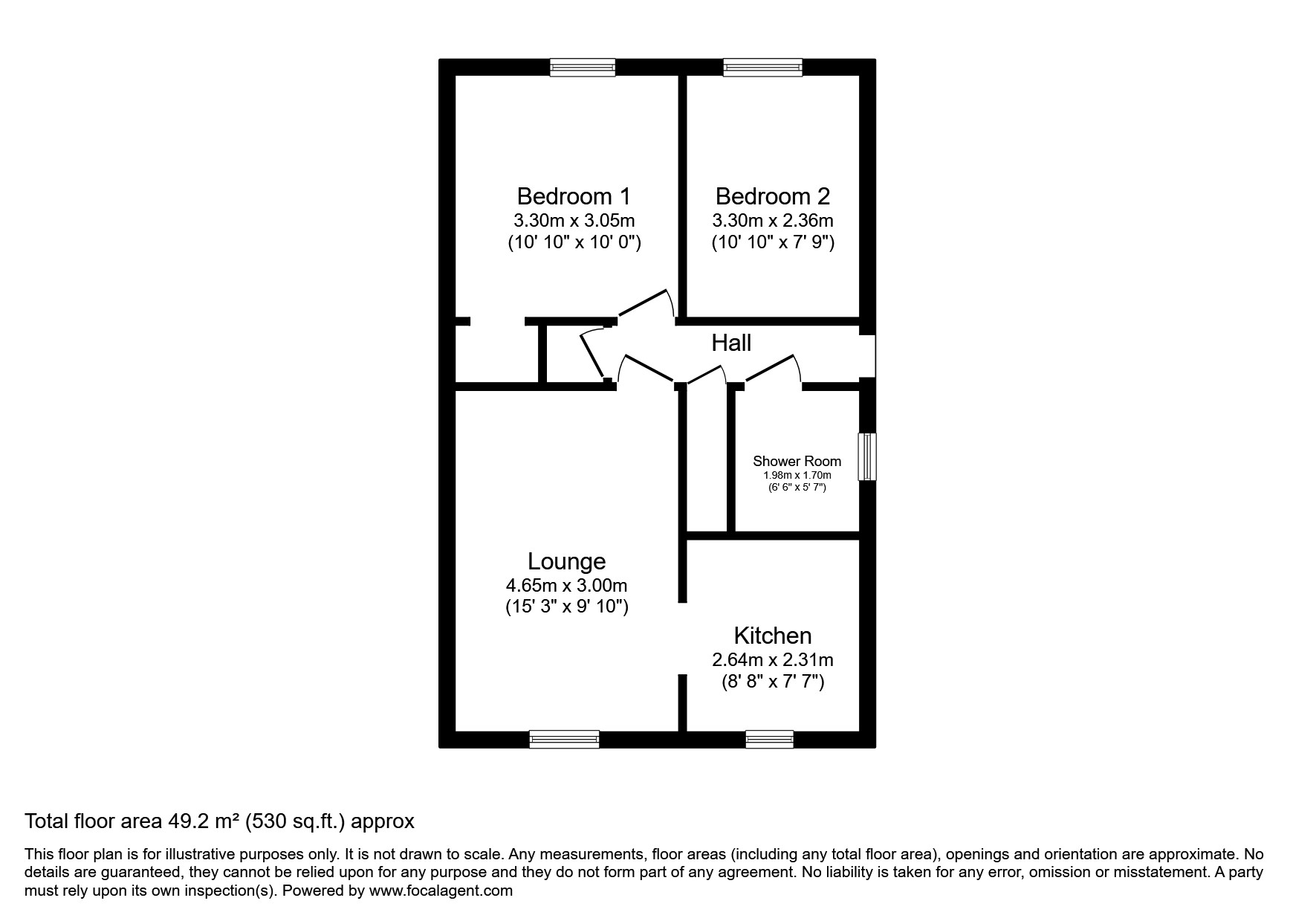 122, Easton Drive, Falkirk floorplan