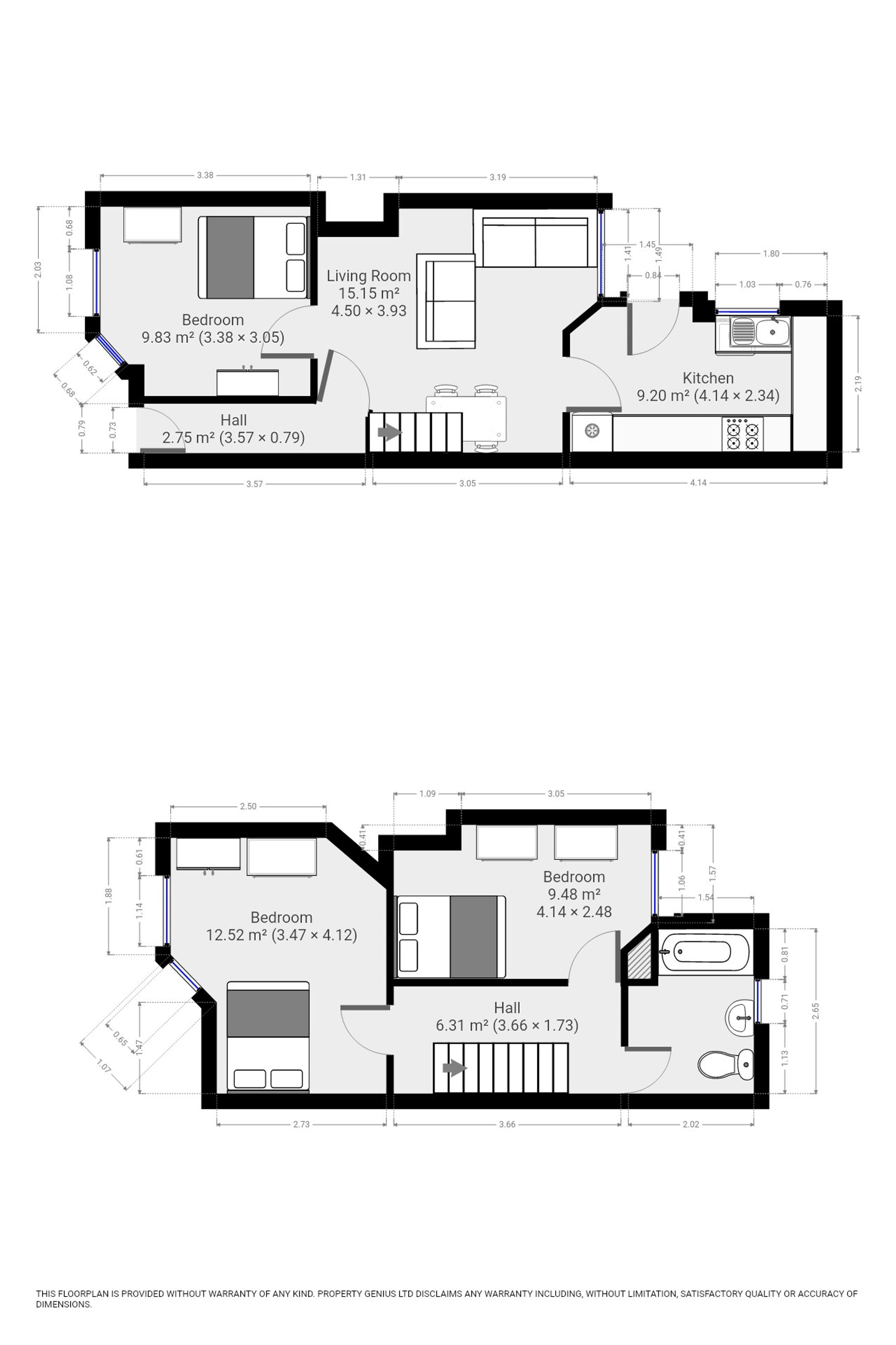 87 St. Ives Road, Manchester floorplan