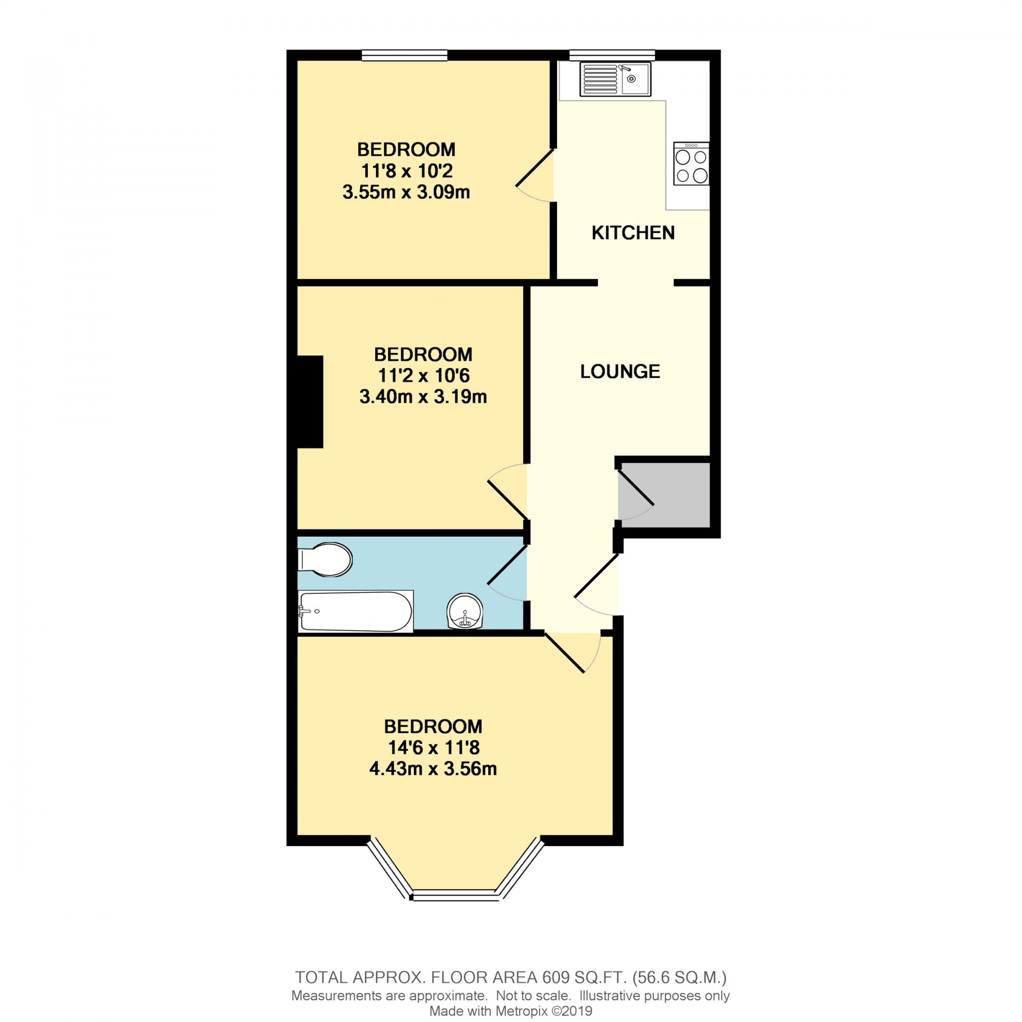 3 Bedrooms Flat to rent in Highwood Road, Holloway, London N19