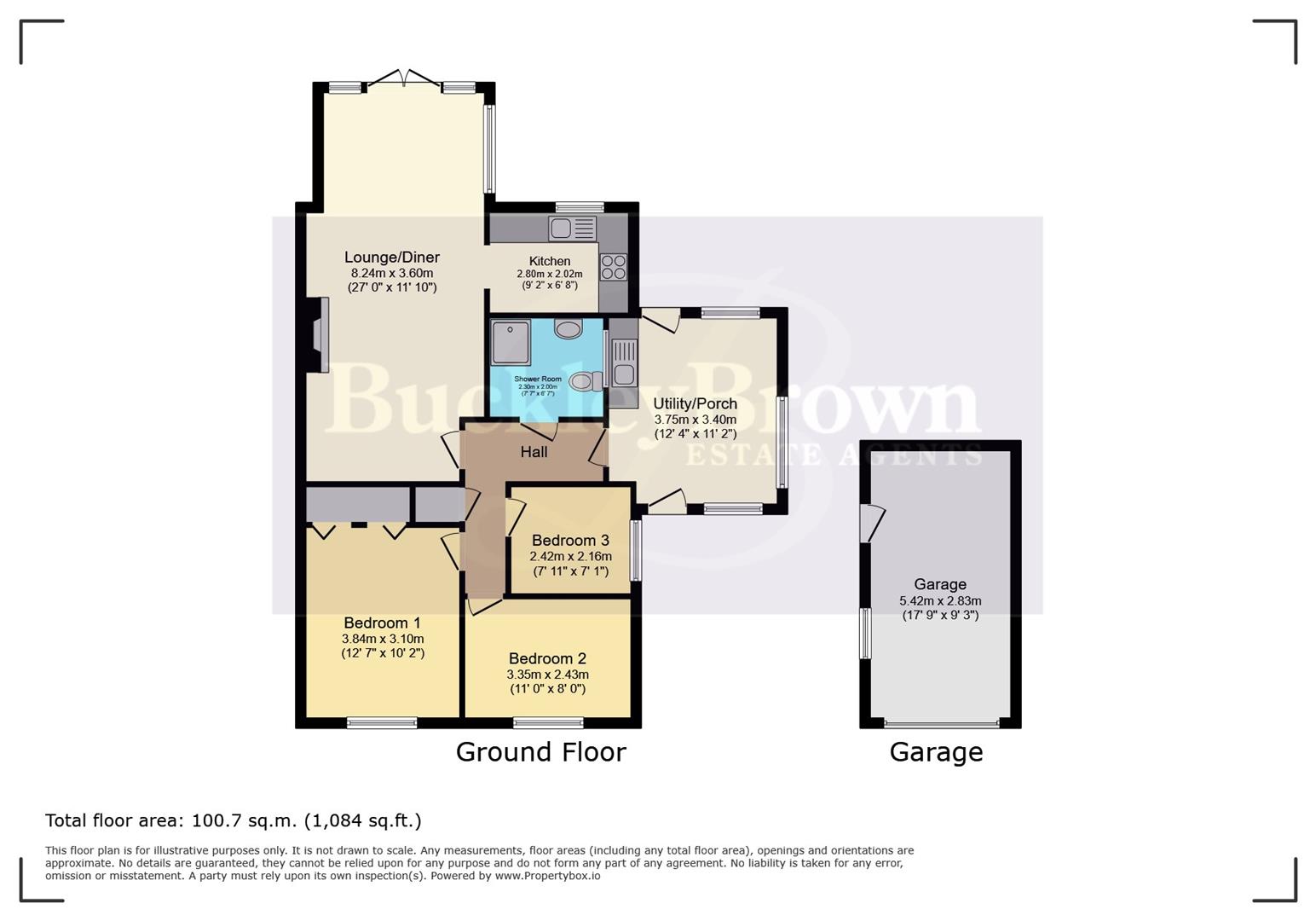 7, Tansley Way, Chesterfield floorplan