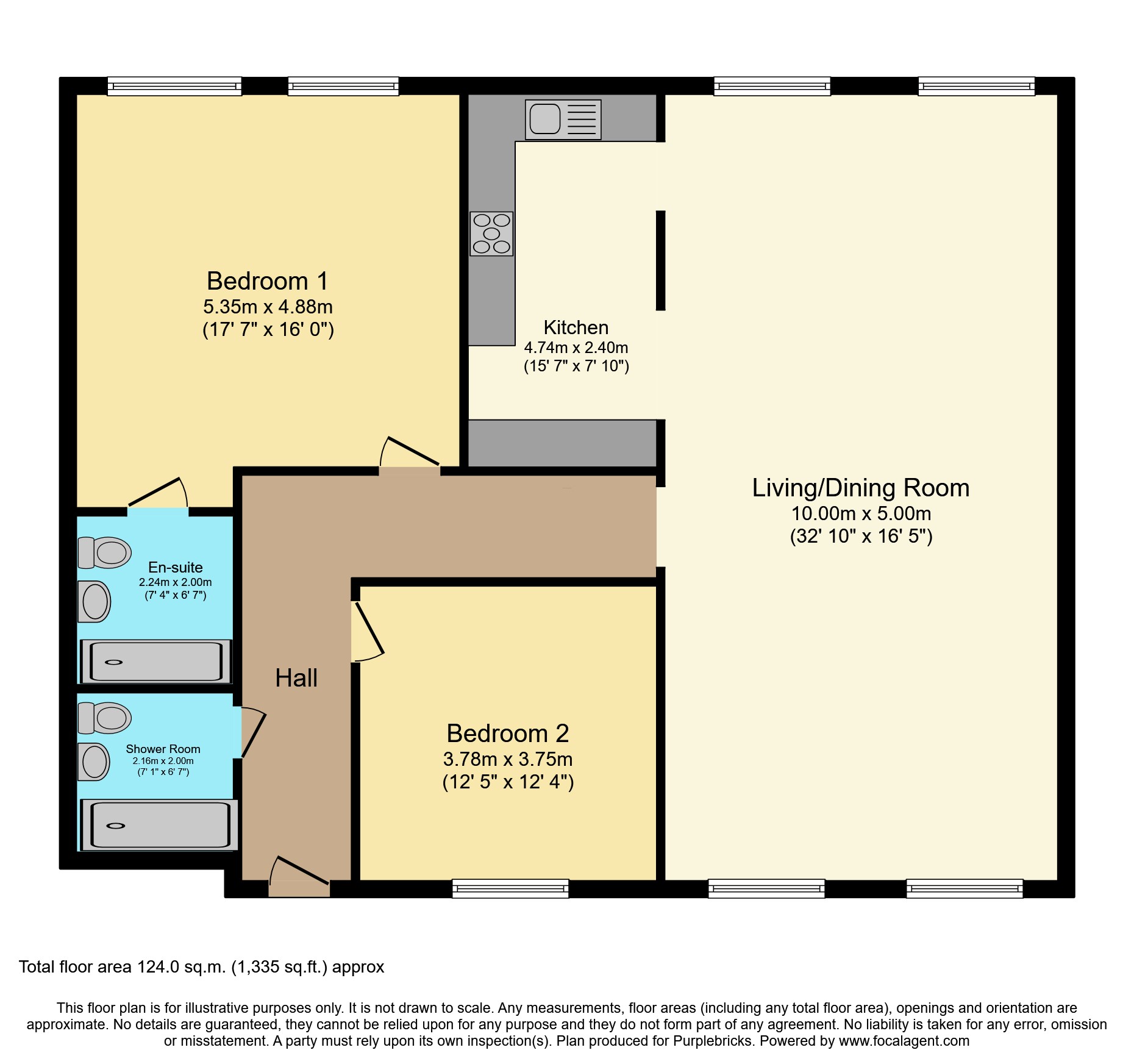 Apartment 10/Radford Court, 632 Radford Road, Nottingham floorplan