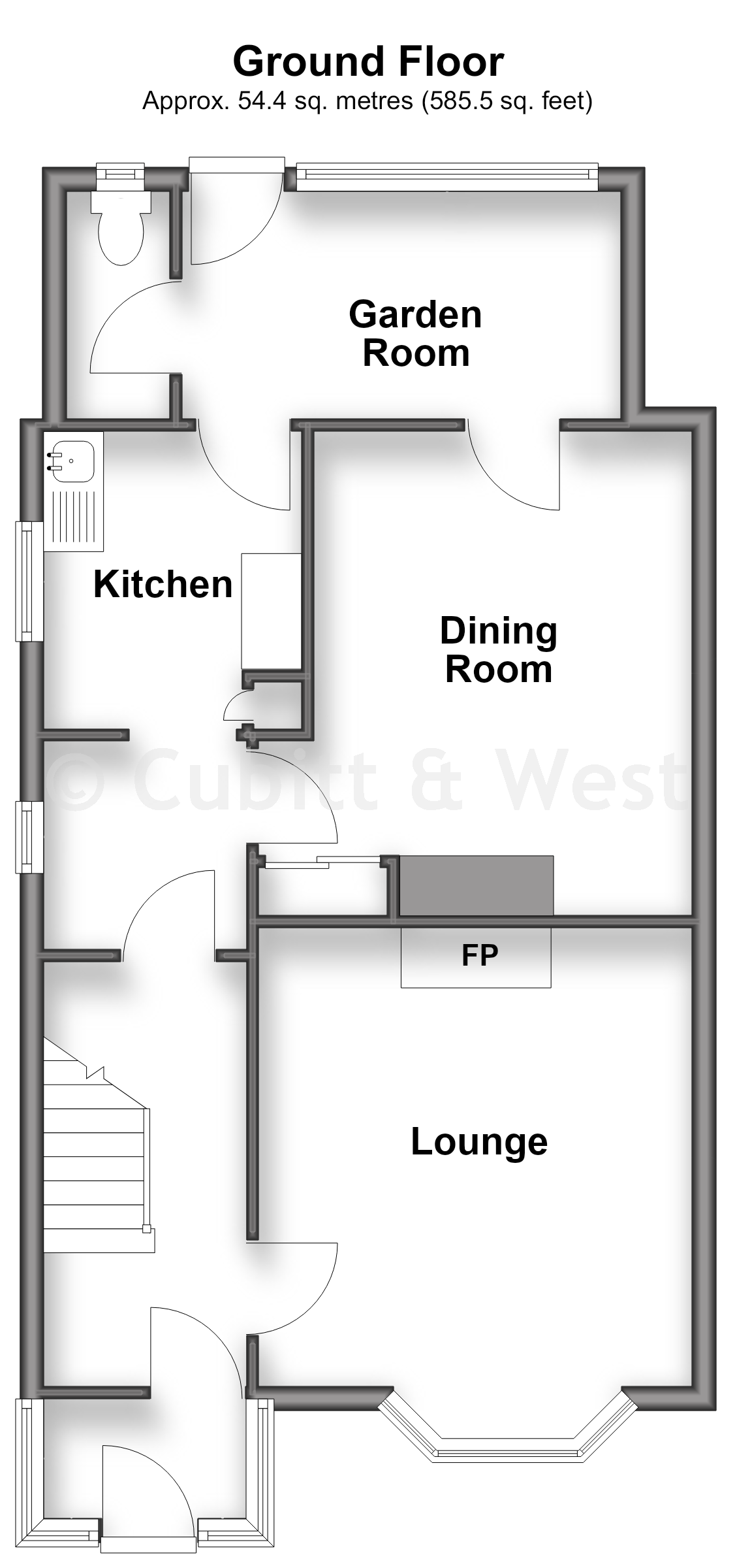 Clifton, Green Lane, Waterlooville floorplan
