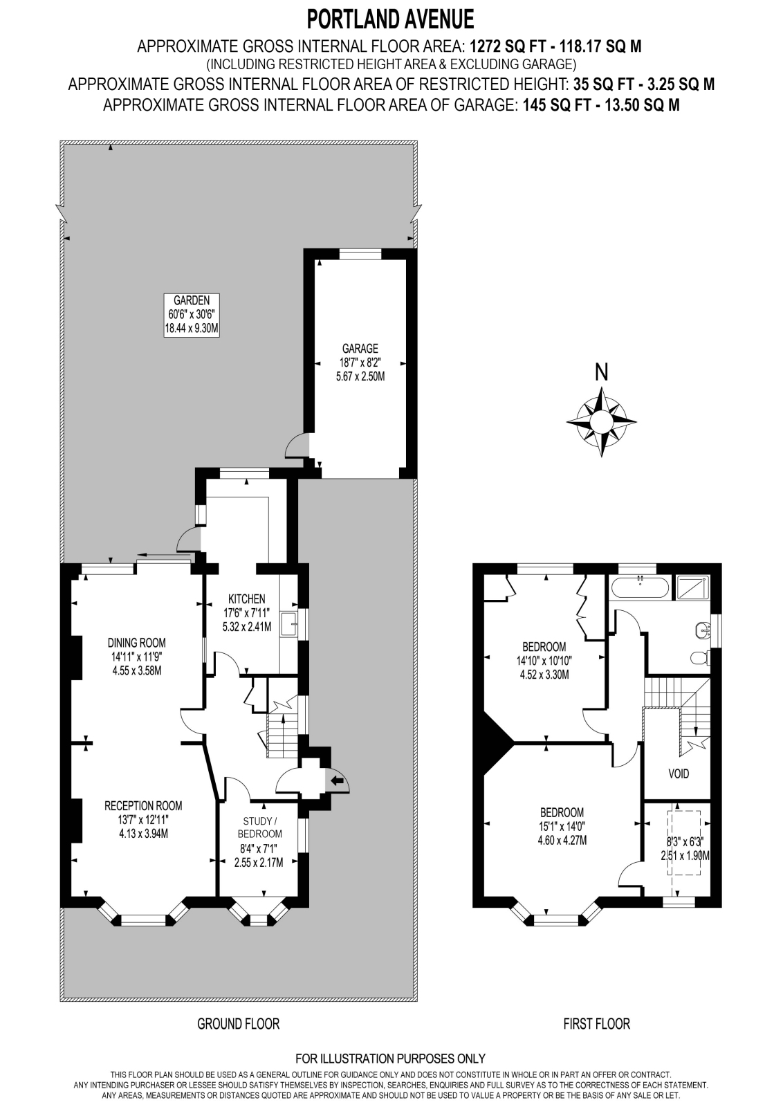 11, Portland Avenue, New Malden floorplan