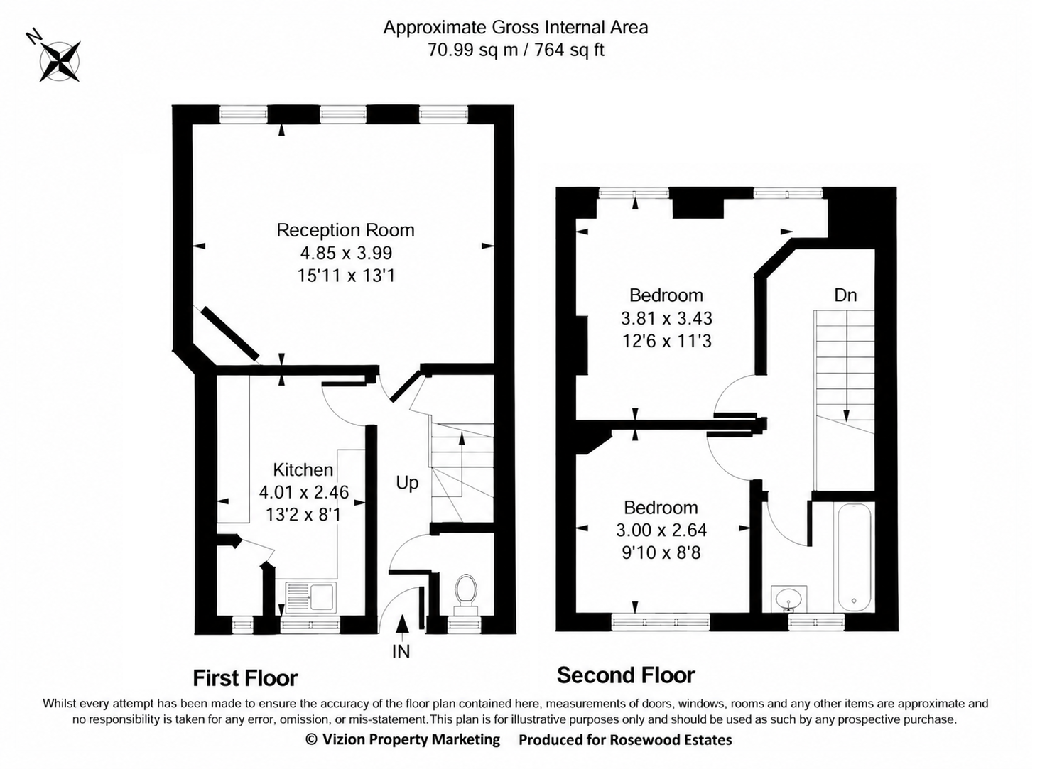 Rosehill, Sutton floorplan