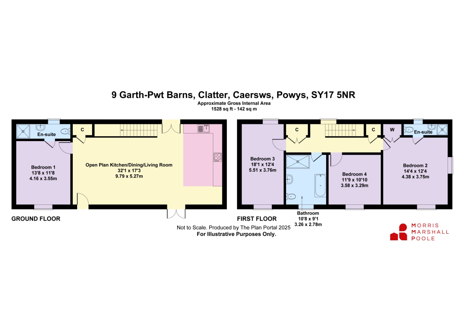 Barn 9 Garth-Pwt,, Clatter, Powys floorplan