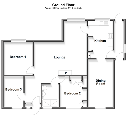 Chatfield Lodge, Newport floorplan