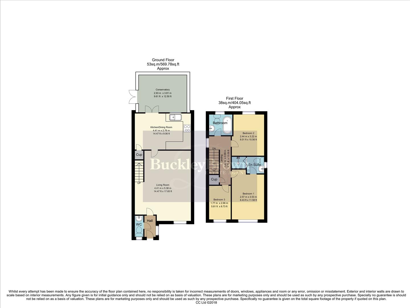 42, Franderground Drive, Nottingham floorplan