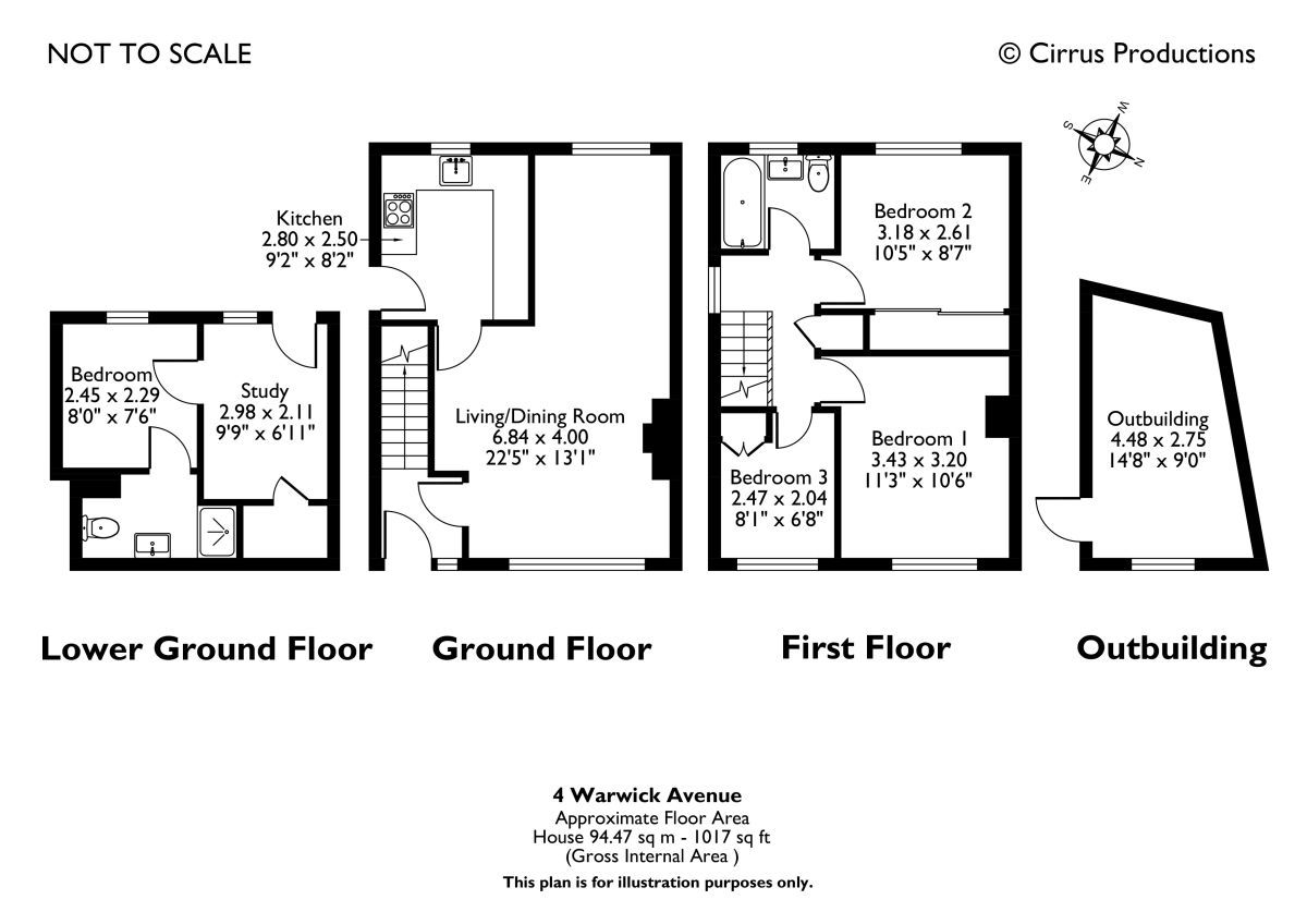 4 Bedrooms Semi-detached house for sale in Warwick Avenue, High Wycombe HP12