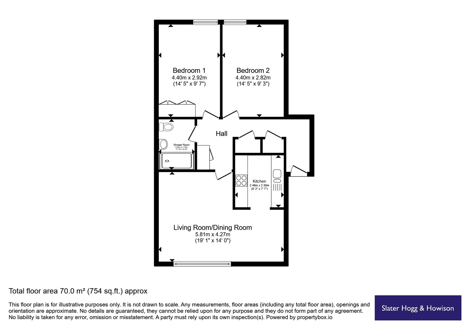 Hanson Park, Glasgow City floorplan